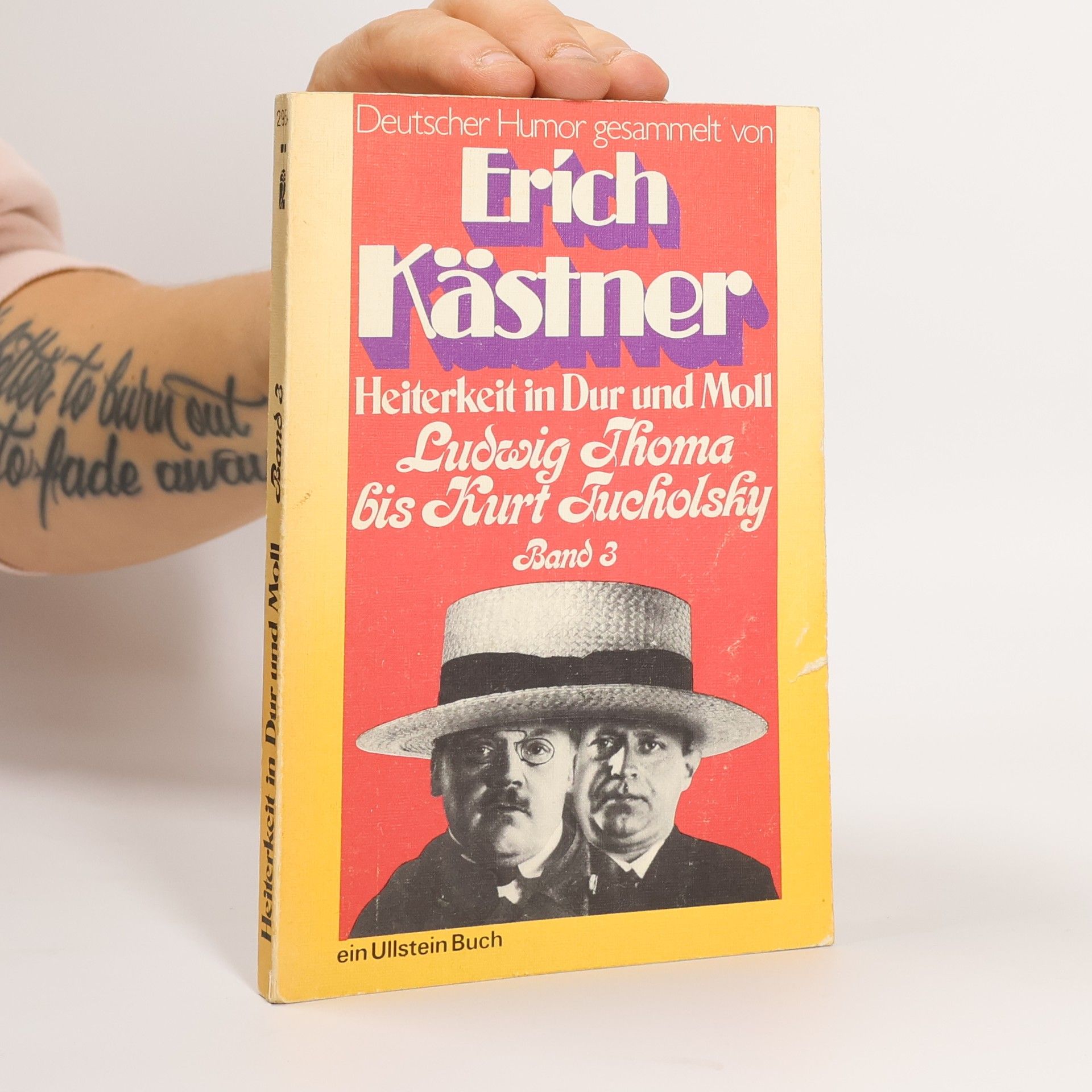 Erich Kästner Heiterkeit in Dur und Moll Band 3