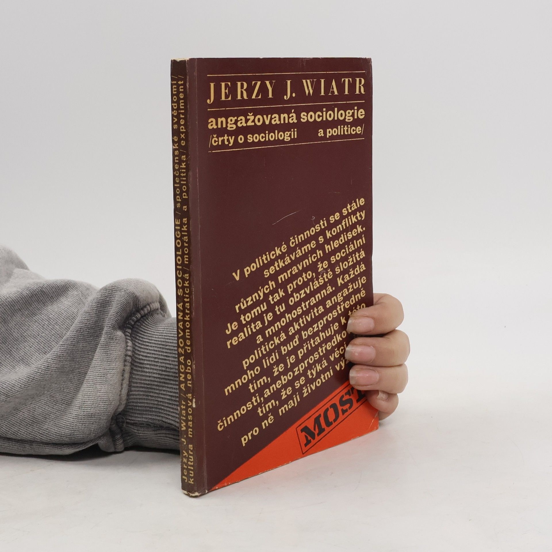 Angažovaná sociologie. Črty o sociologii a politice