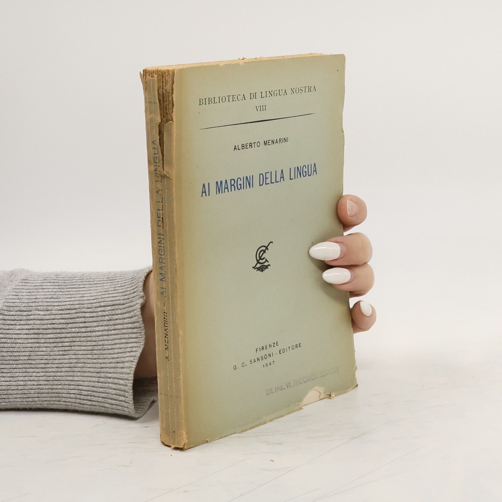 Alberto Menarini Al margini della lingua