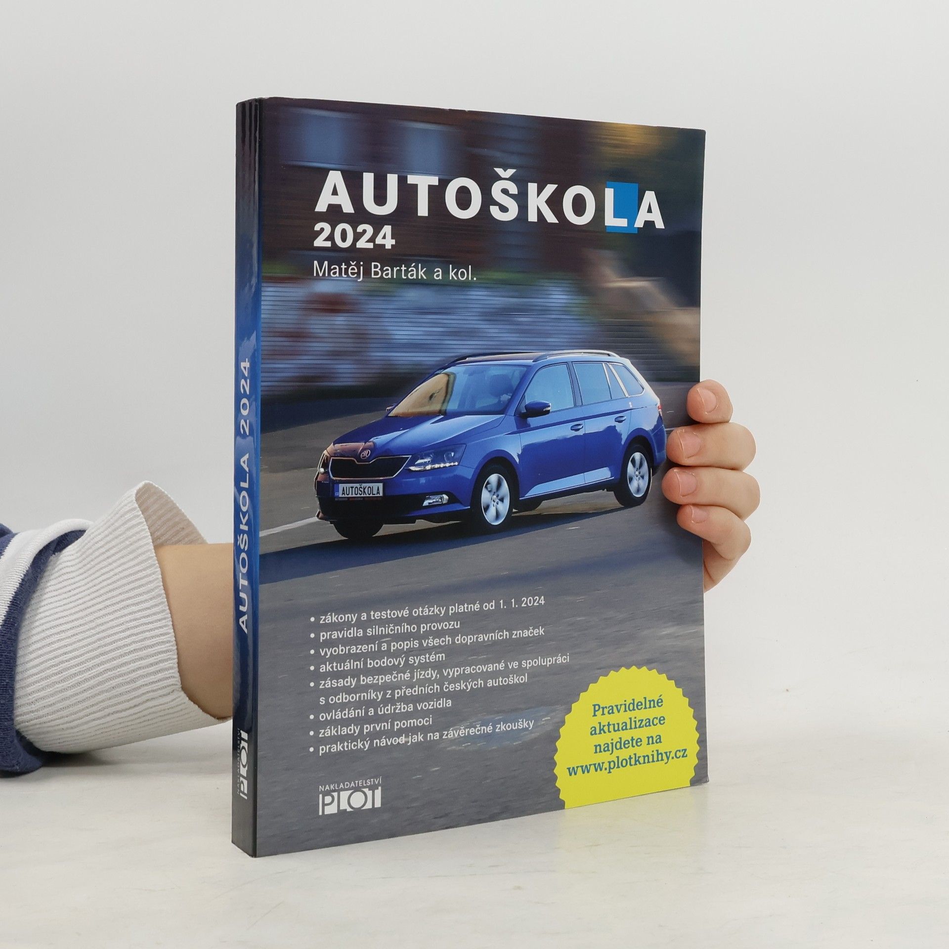 Autoškola : 2024 : značky, pravidla a testy platné od 1.1.2024