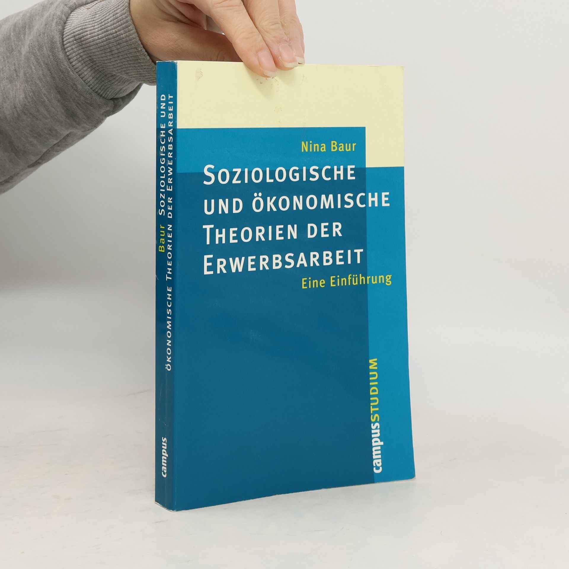 Nina Baur Campus Studium: Soziologische und ökonomische Theorien der Erwerbsarbeit