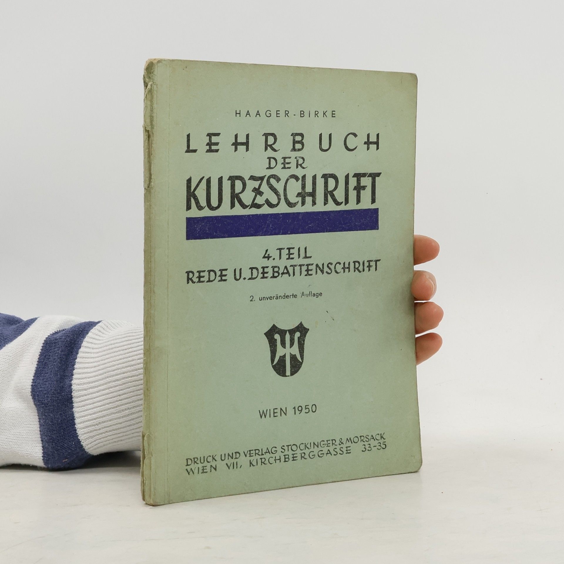 Lehrbuch der Kurzschrift 4. Teil
