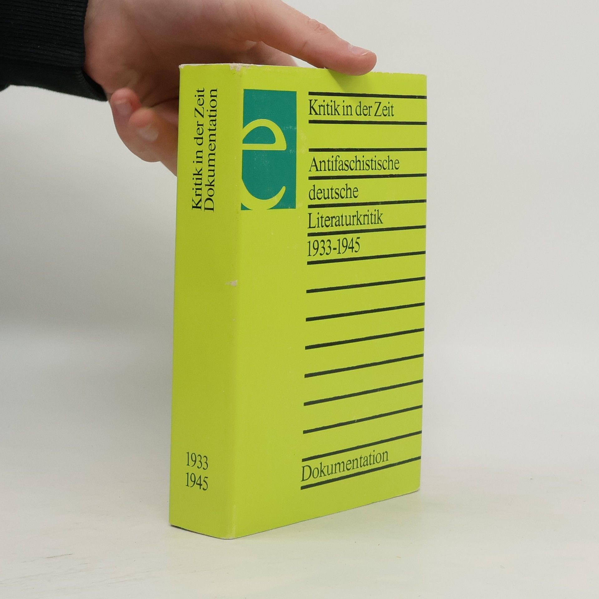 Kolektiv autorů Kritik in der Zeit