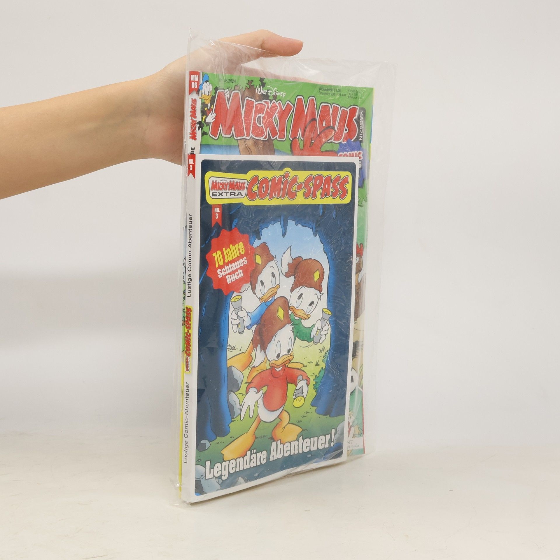 Walt Disney Micky Maus 06/2024 und Comic-Pass: Legendäre Abenteuer!