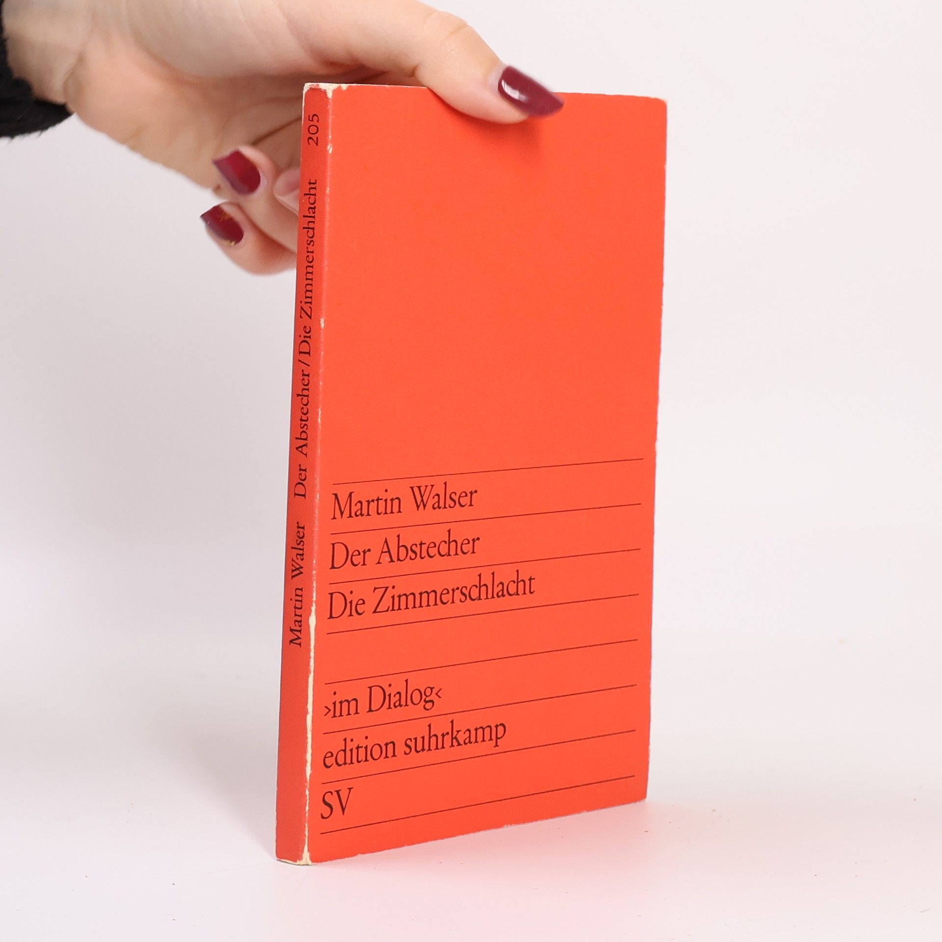 Martin Walser Der Abstecher. Die Zimmerschlacht