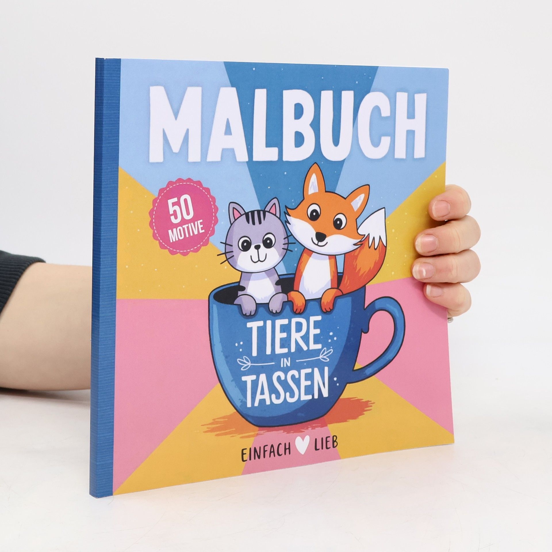 nepumuk.media Einfach lieb Malbuch – Tiere in Tassen