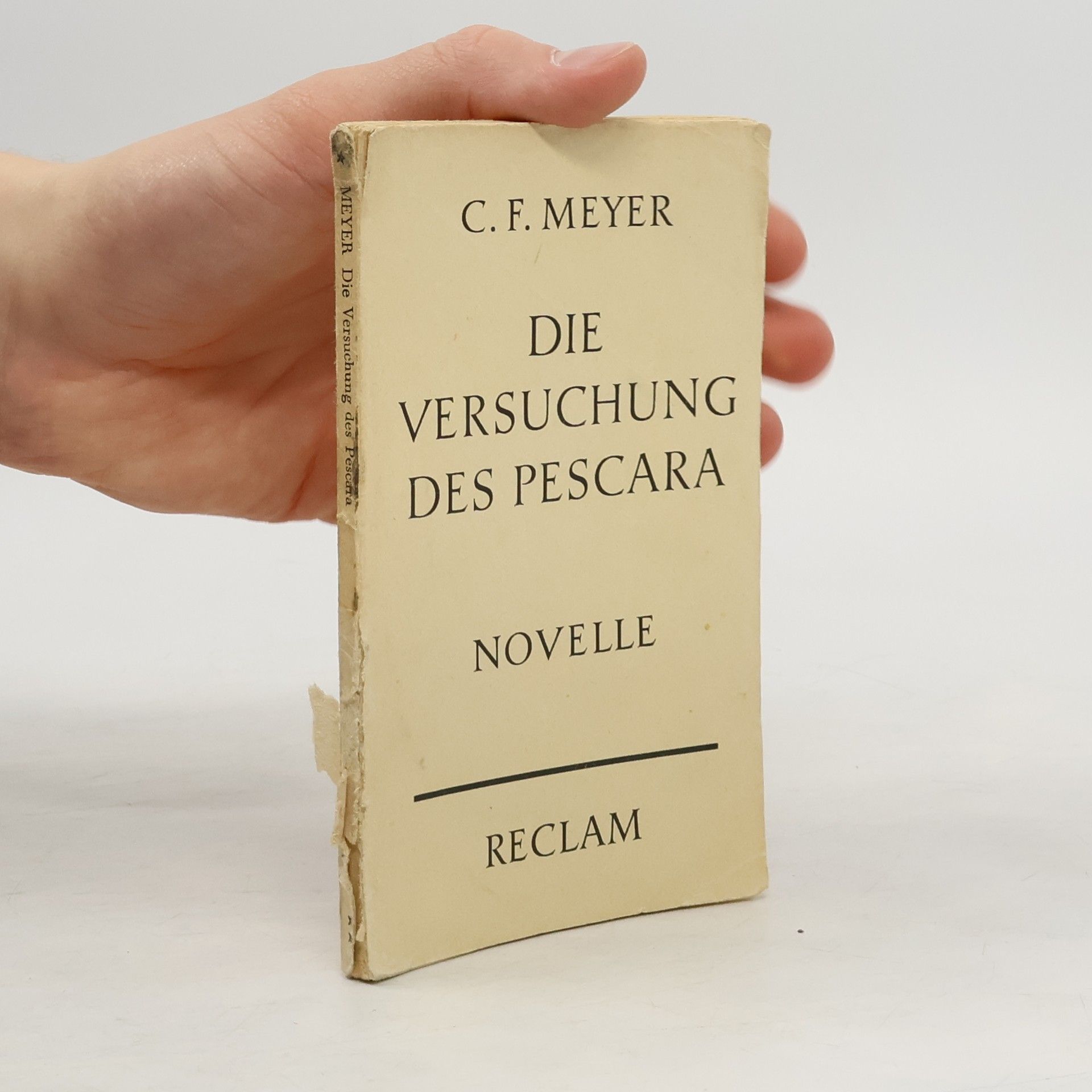 Conrad Ferdinand Meyer Die Versuchung des Pescara