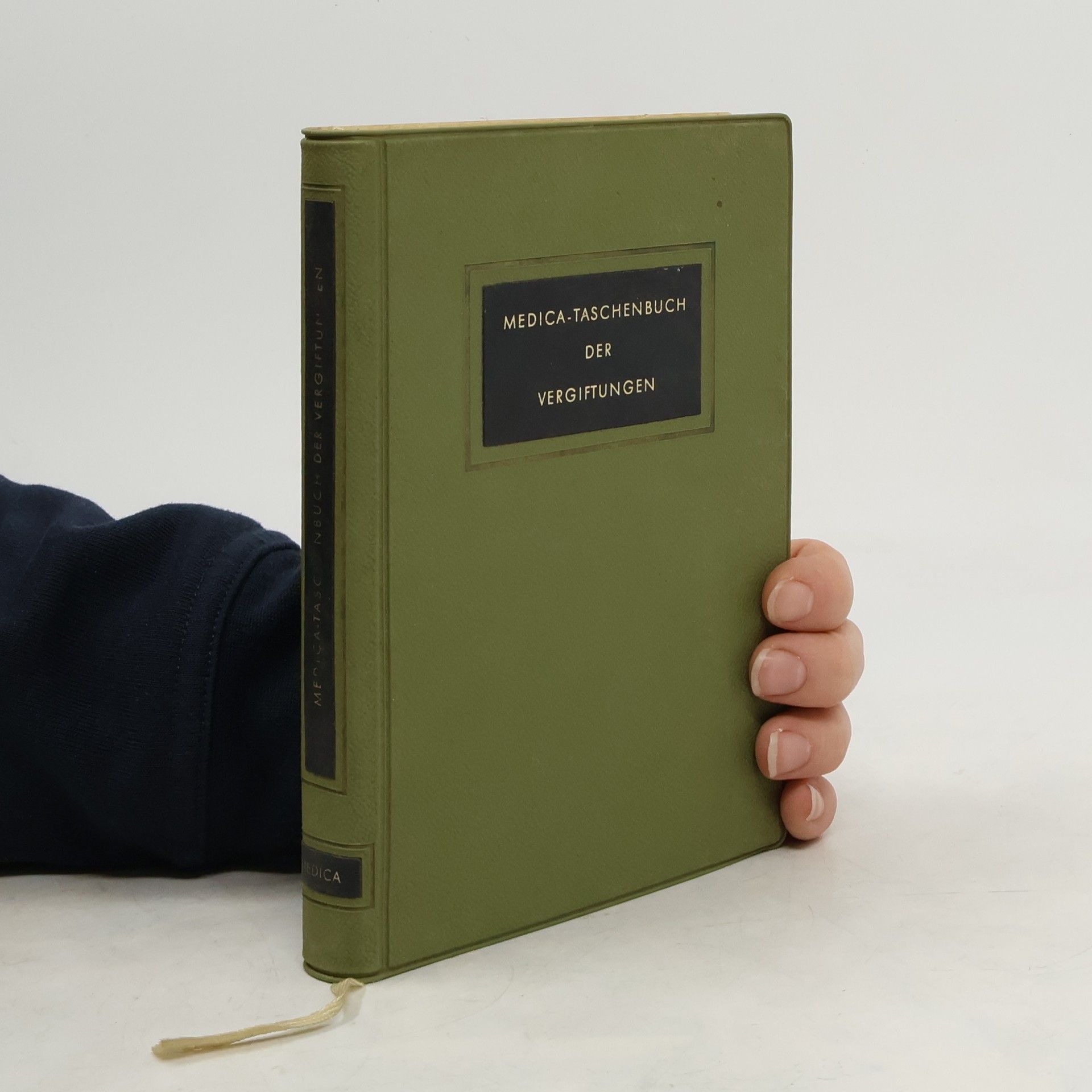 Stefan Greif Medica Taschenbuch der Vergiftungen