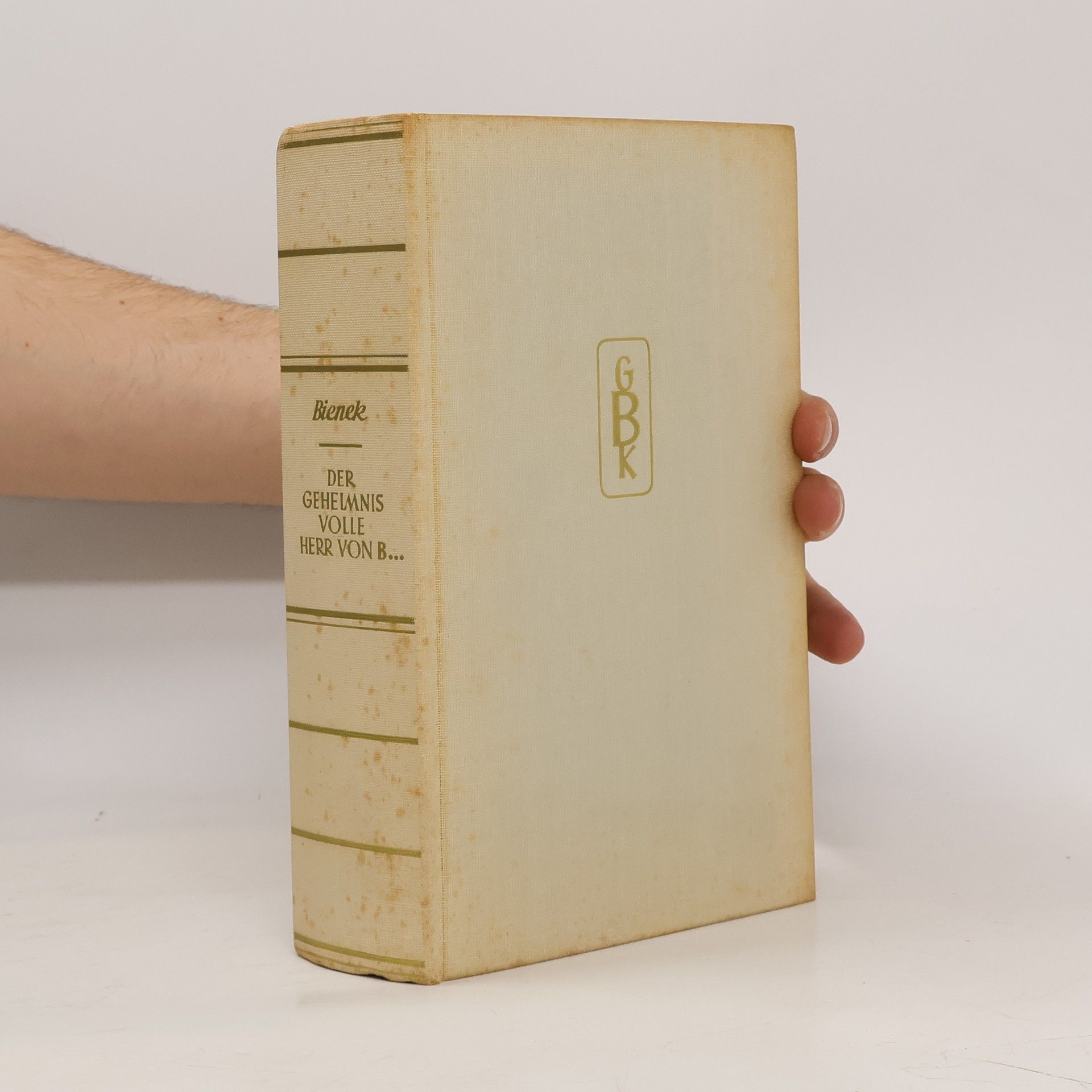 Gustav Karl Bienek Der Geheimnisvolle Herr von B...