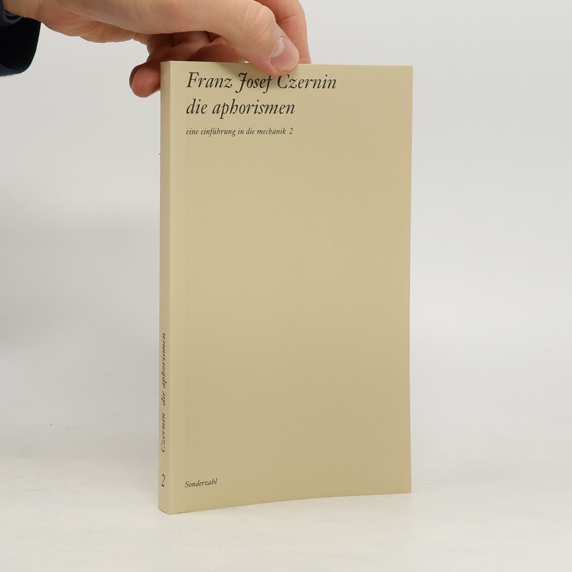 Franz Josef Czernin Die Aphorismen 2
