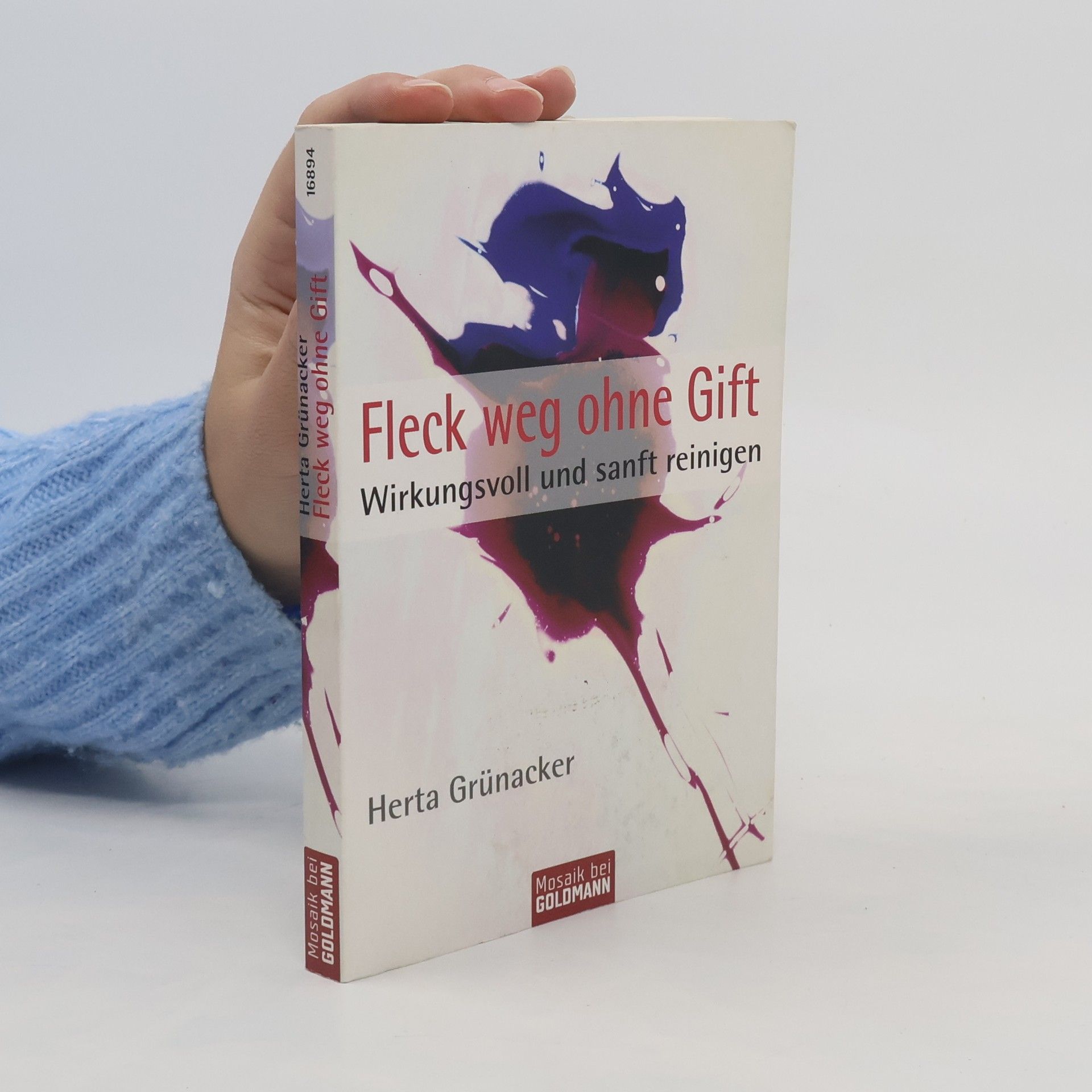 Fleck weg ohne Gift