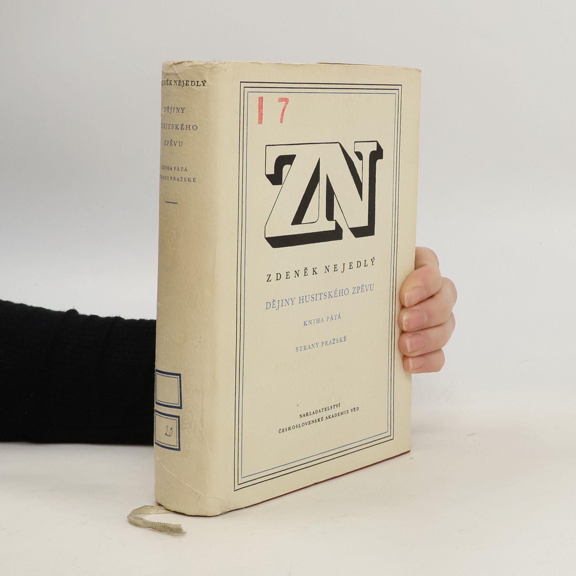 Zdeněk Nejedlý Dějiny husitského zpěvu. Kniha pátá. Strany pražské