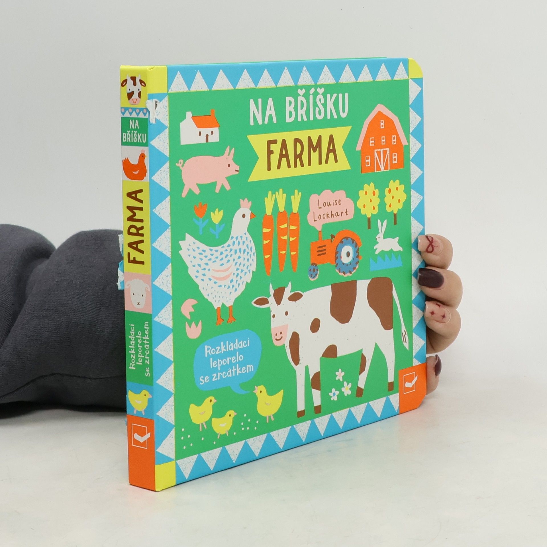 Svojtka&Co. Na bříšku Farma - Rozkládací leporelo se zrcátkem