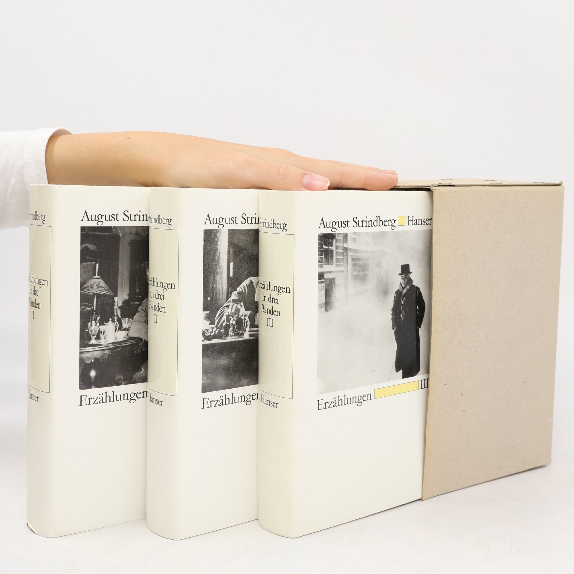 August Strindberg Erzählungen in drei Bänden I-III