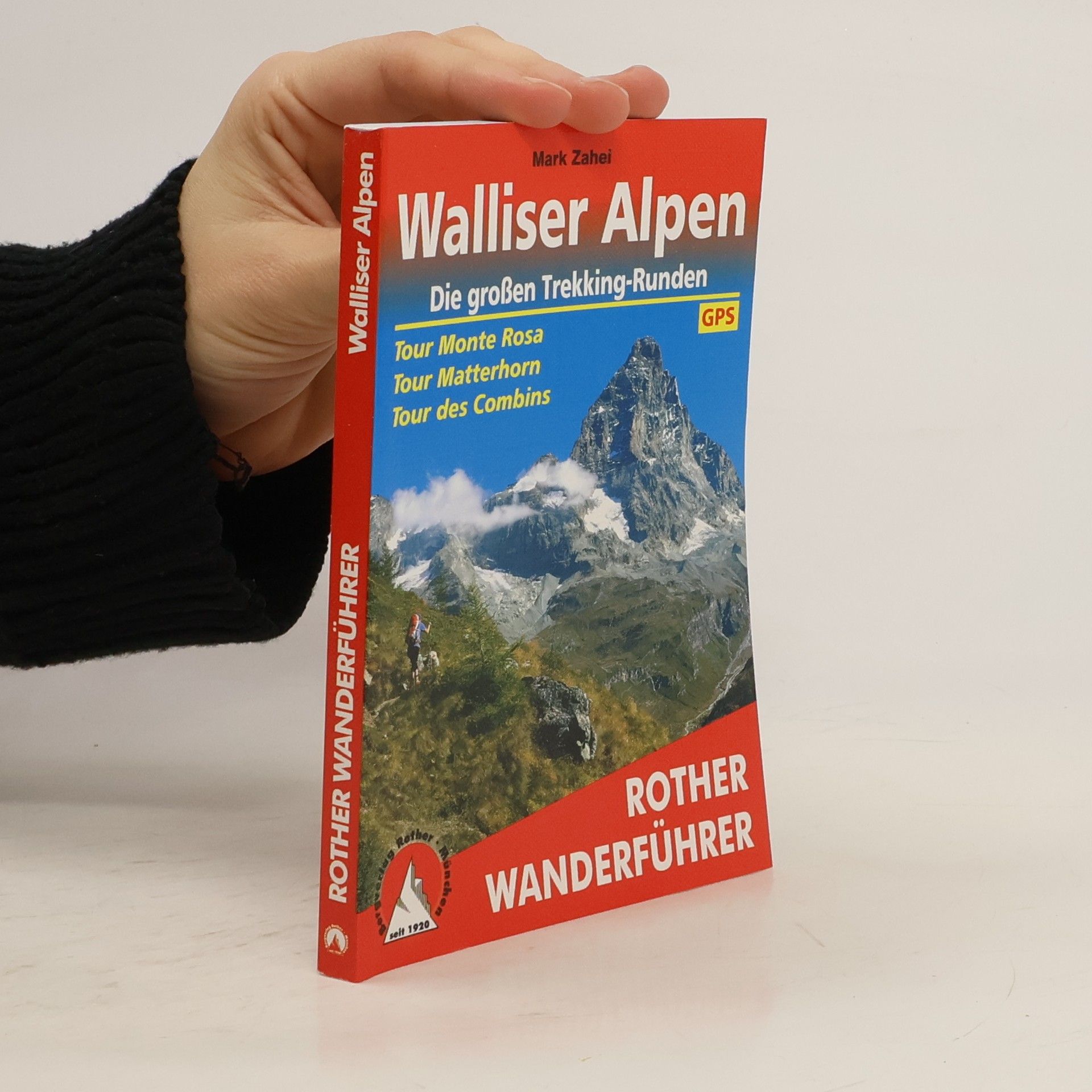 Mark Zahel Rother Wanderführer: Walliser Alpen