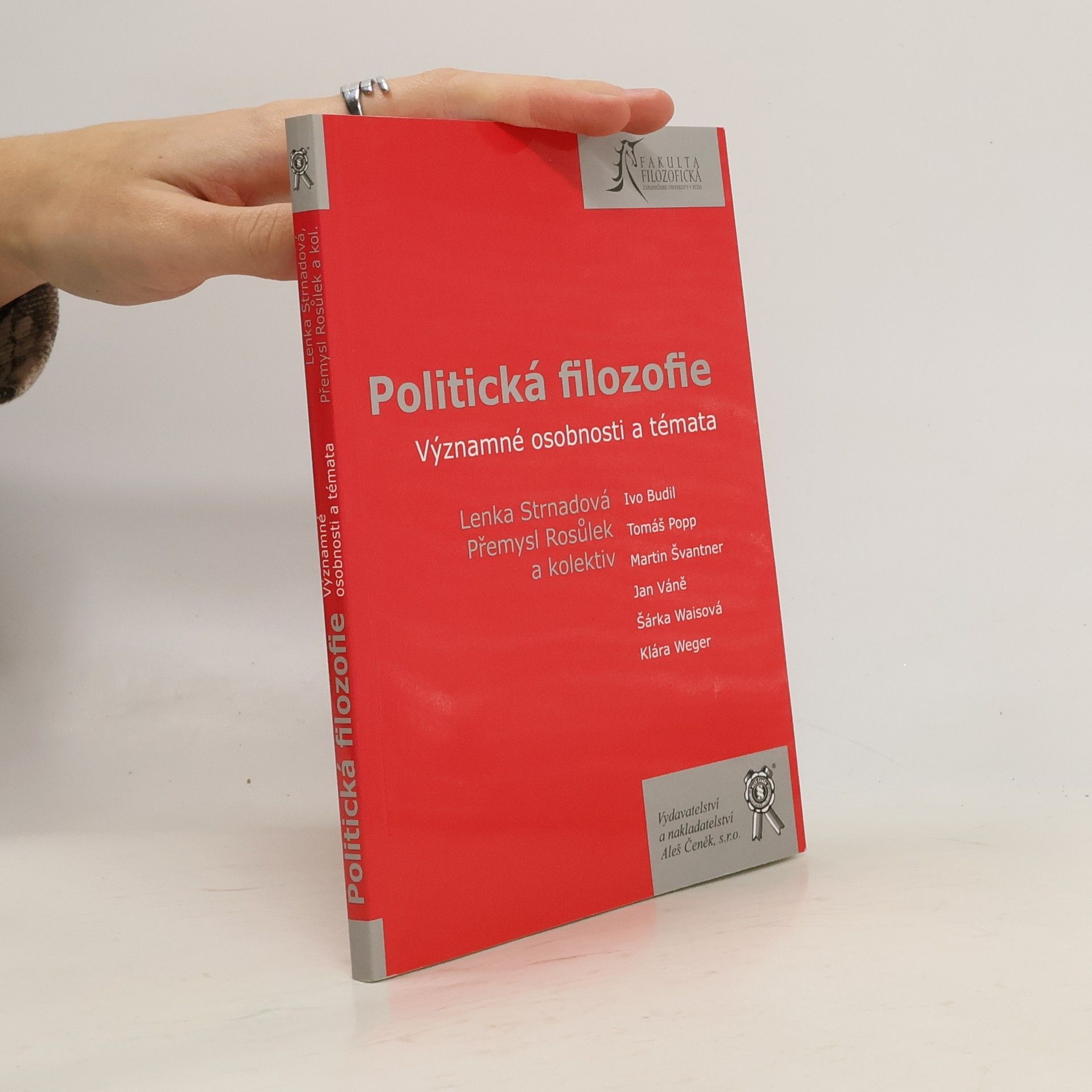 Lenka Strnadová Politická filozofie : významné osobnosti a témata