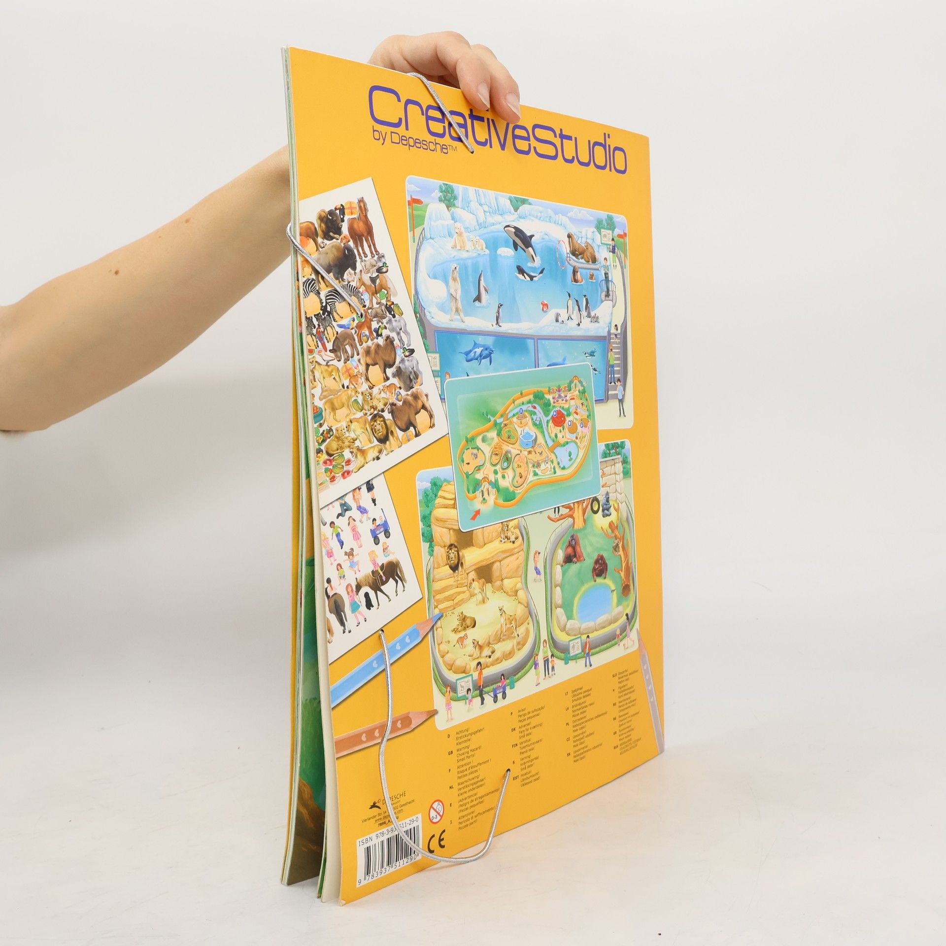 Pochette Atelier Create Your Zoo Book