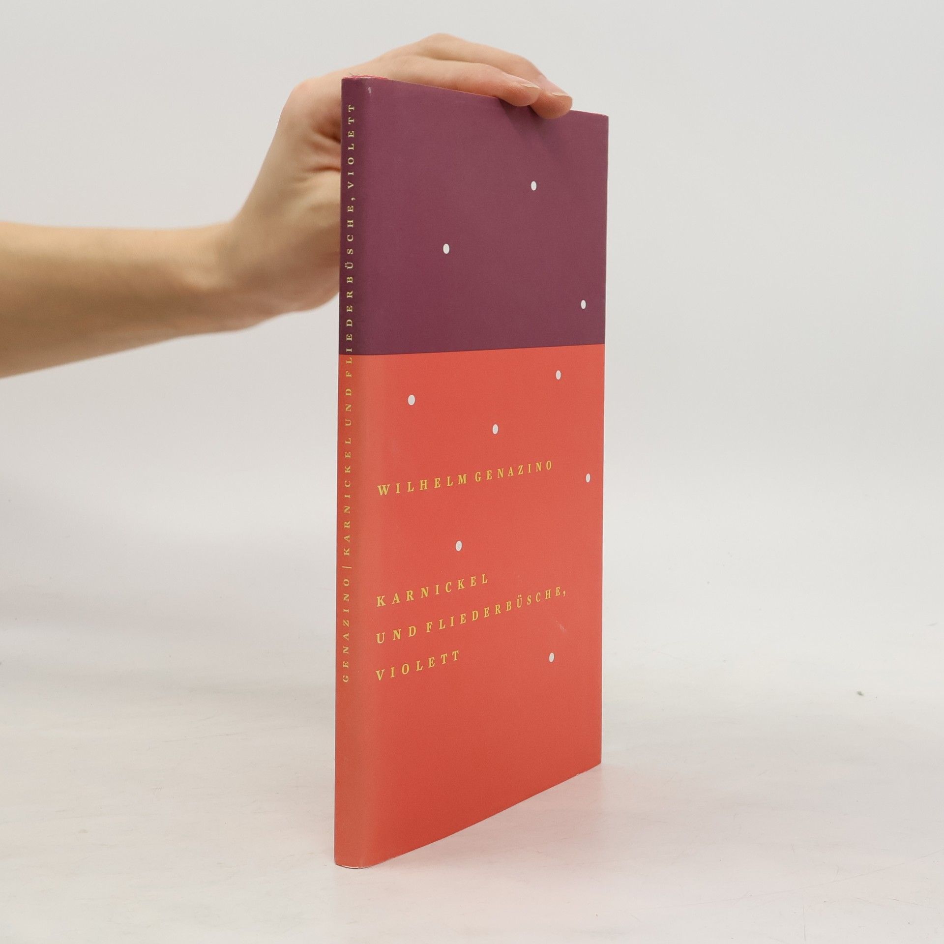 Karnickel und Fliederbüsche, violett