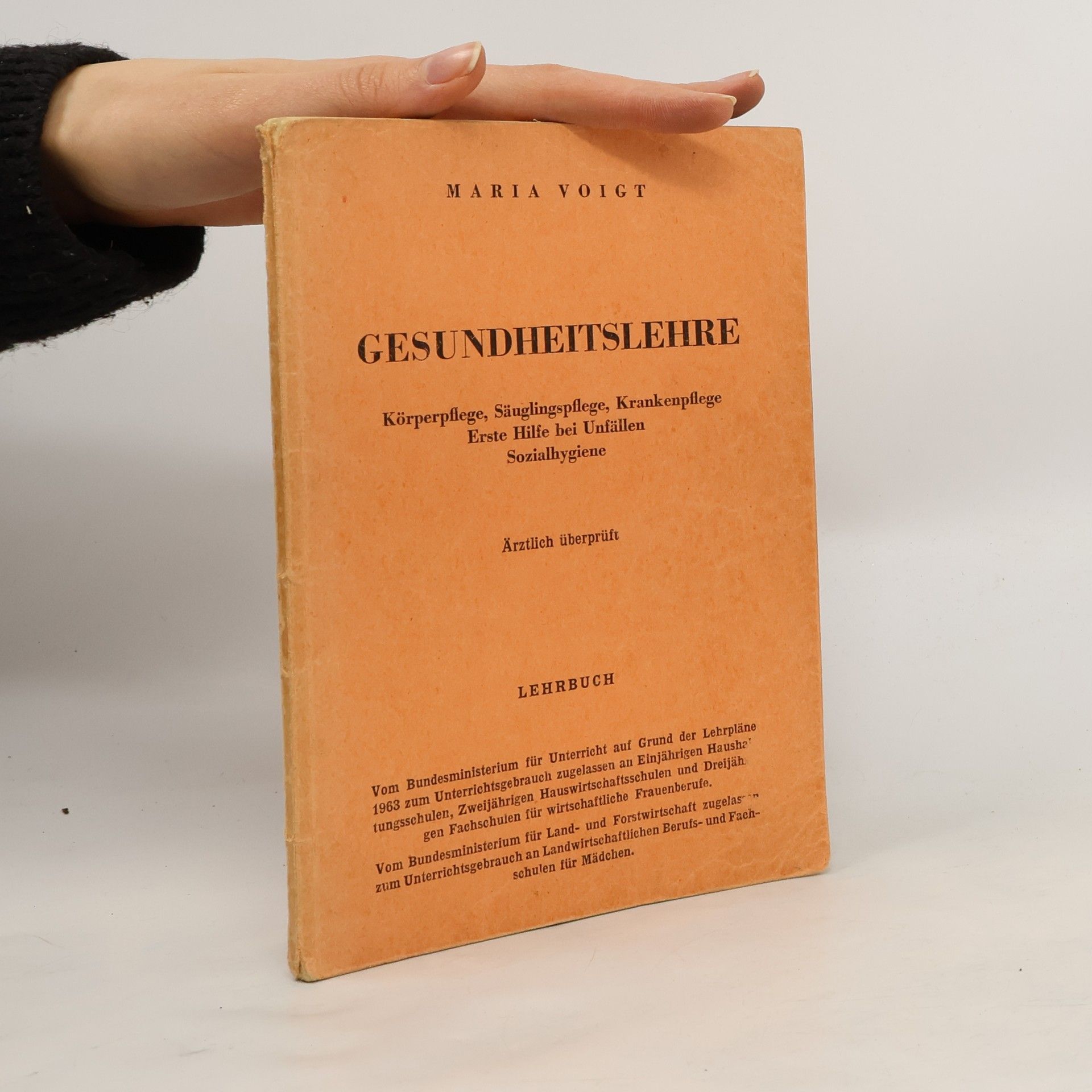 Maria Vogt Gesundheitslehre