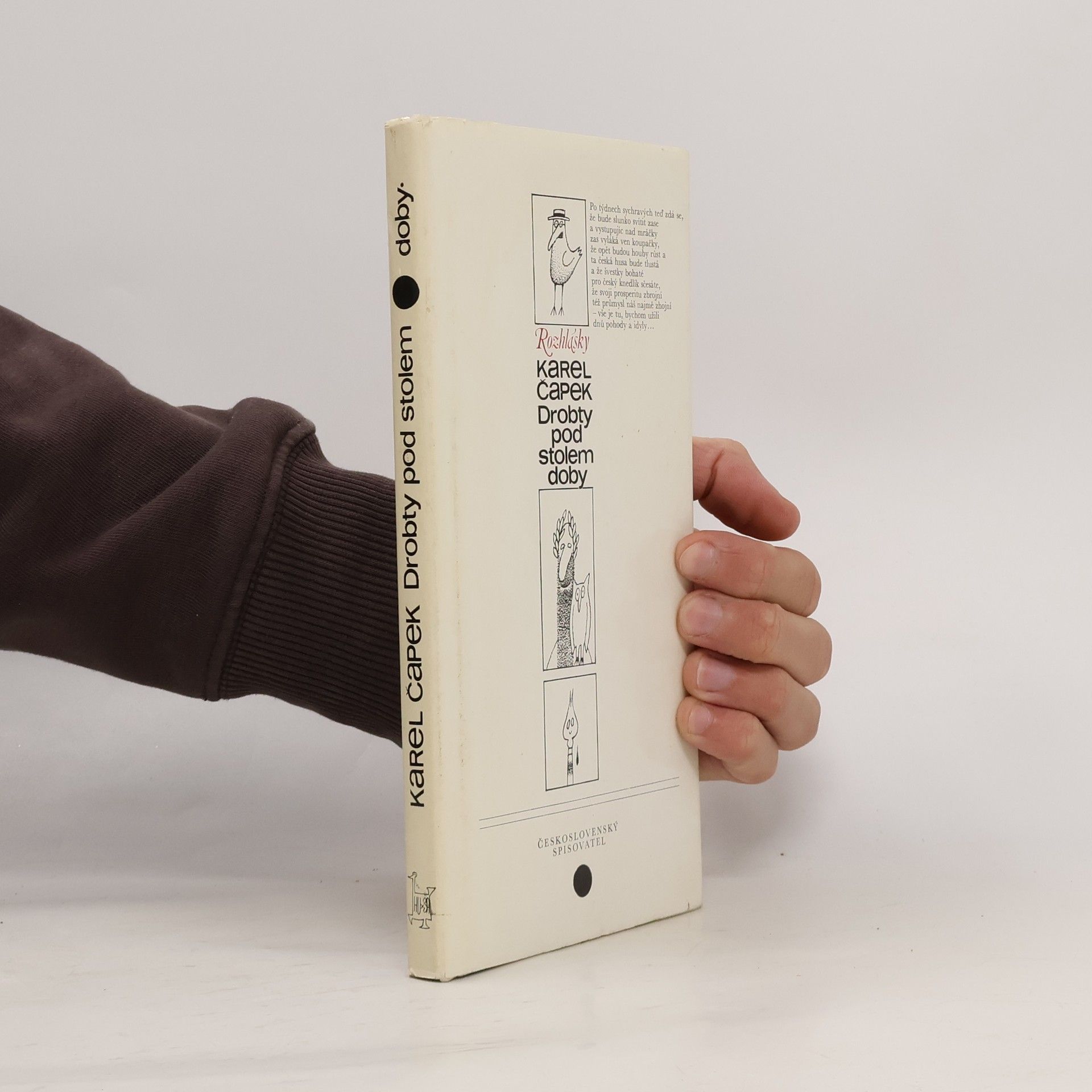 Karel Čapek Drobty pod stolem doby