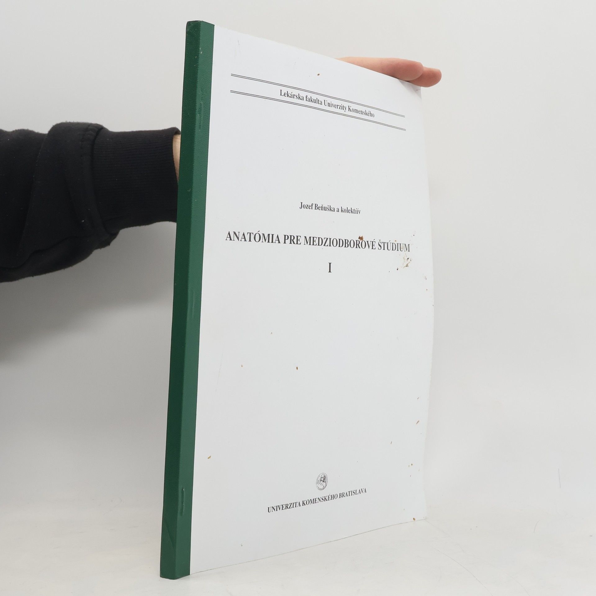 Jozef Beňuška Anatómia pre medziodborové štúdium