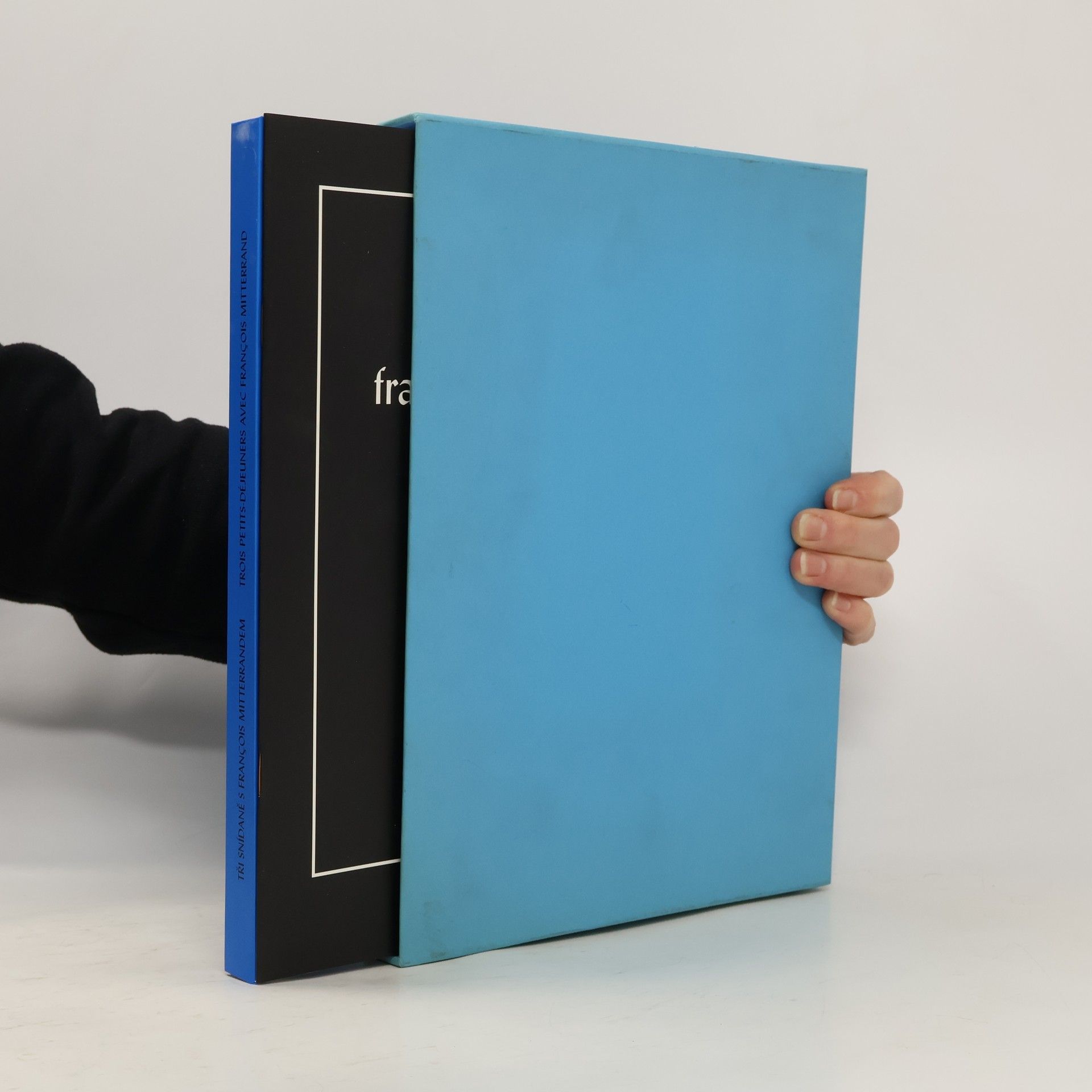 François Mitterrand, francouzský Evropan, zemřel /François Mitterrand, européen français est mort. Tři snídaně s François Mitterrandem / Trois Petits-Déjeuners Avec François Mitterrand (2 svazky, box)