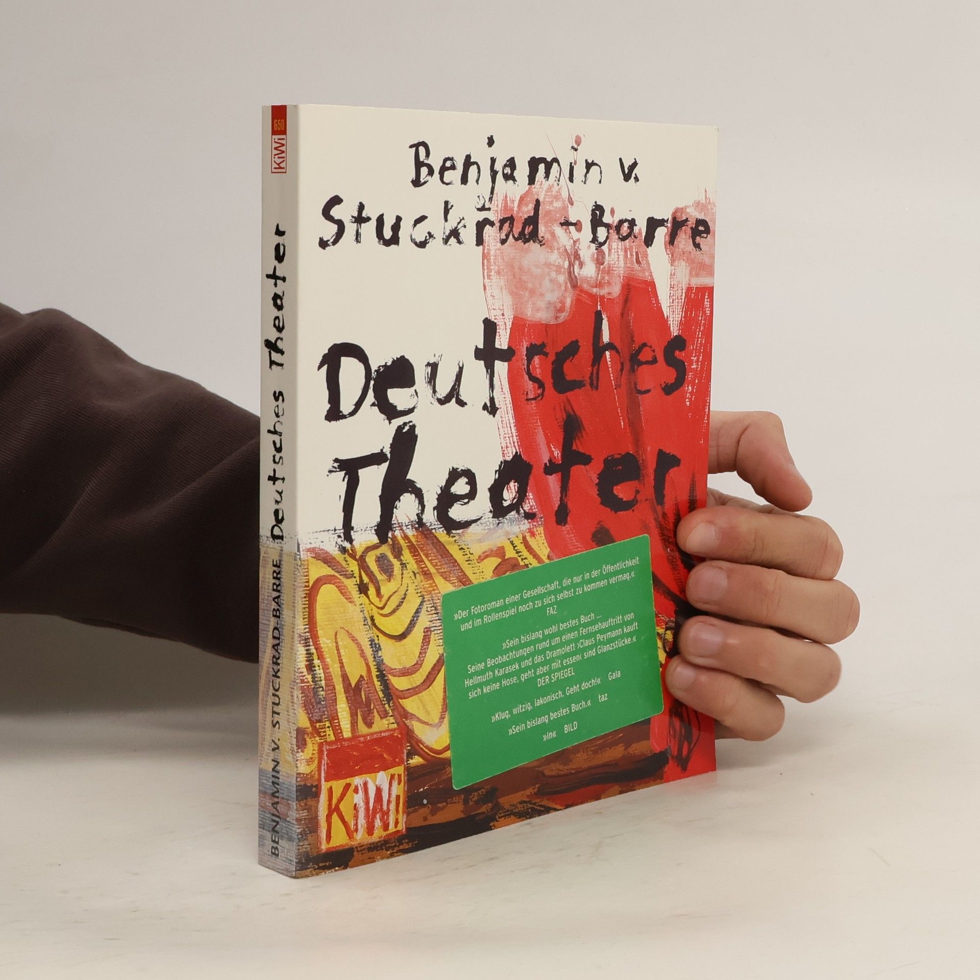 Benjamin von Stuckrad-Barre Deutsches Theater