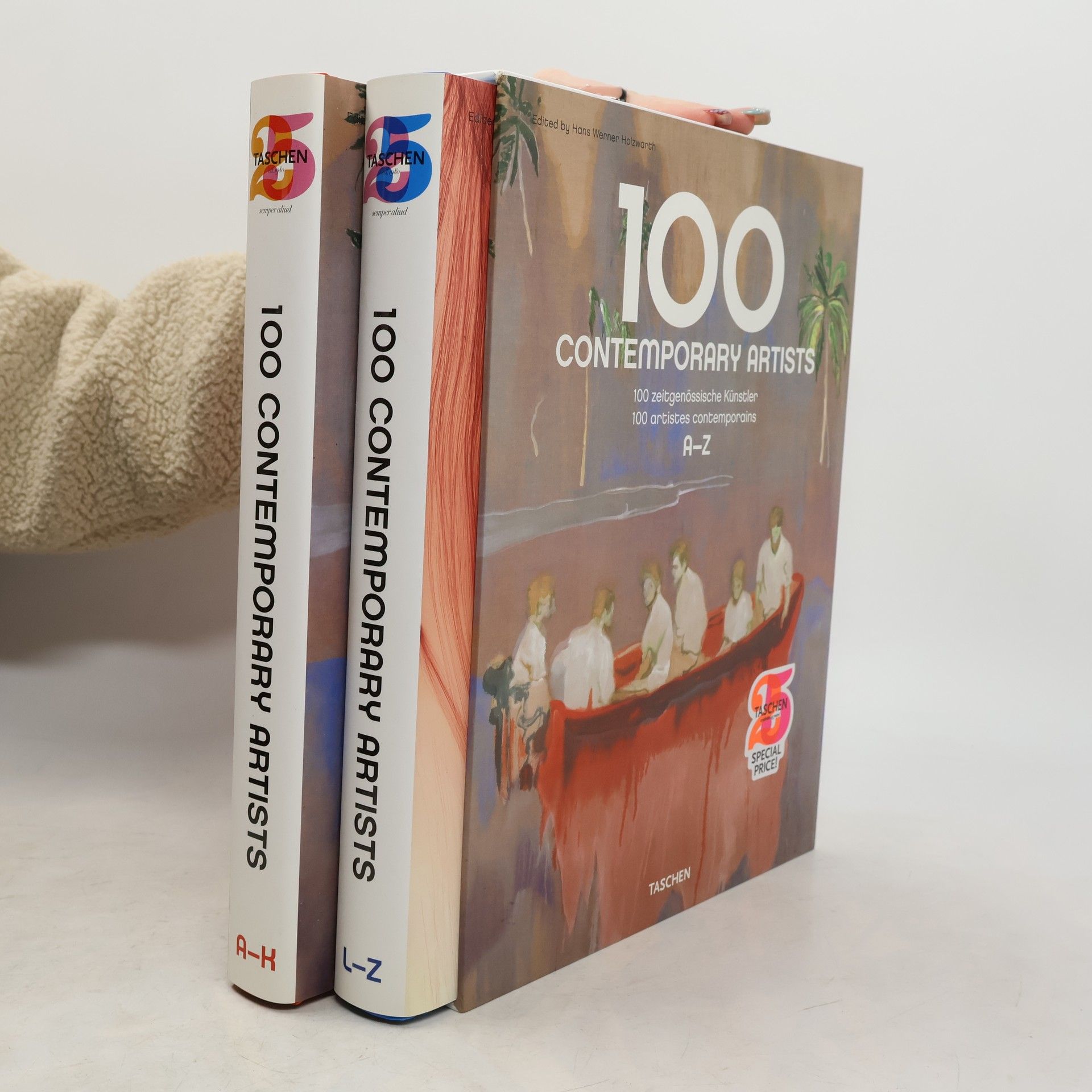 Hans Werner Holzwarth 100 contemporary artists. 100 zeitgenössische Künstler. 100 artistes contemporains.