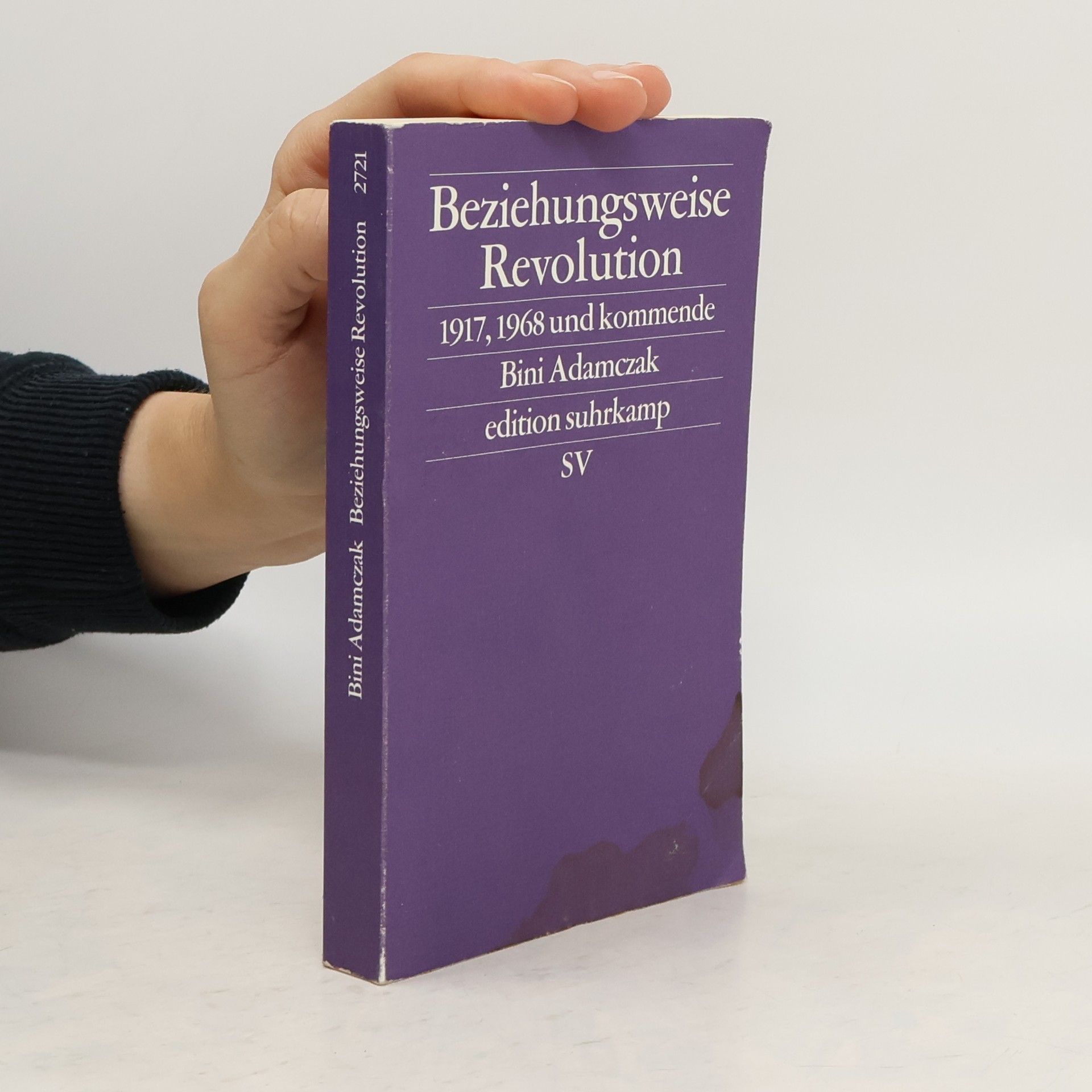 Bini Adamczak Beziehungsweise Revolution