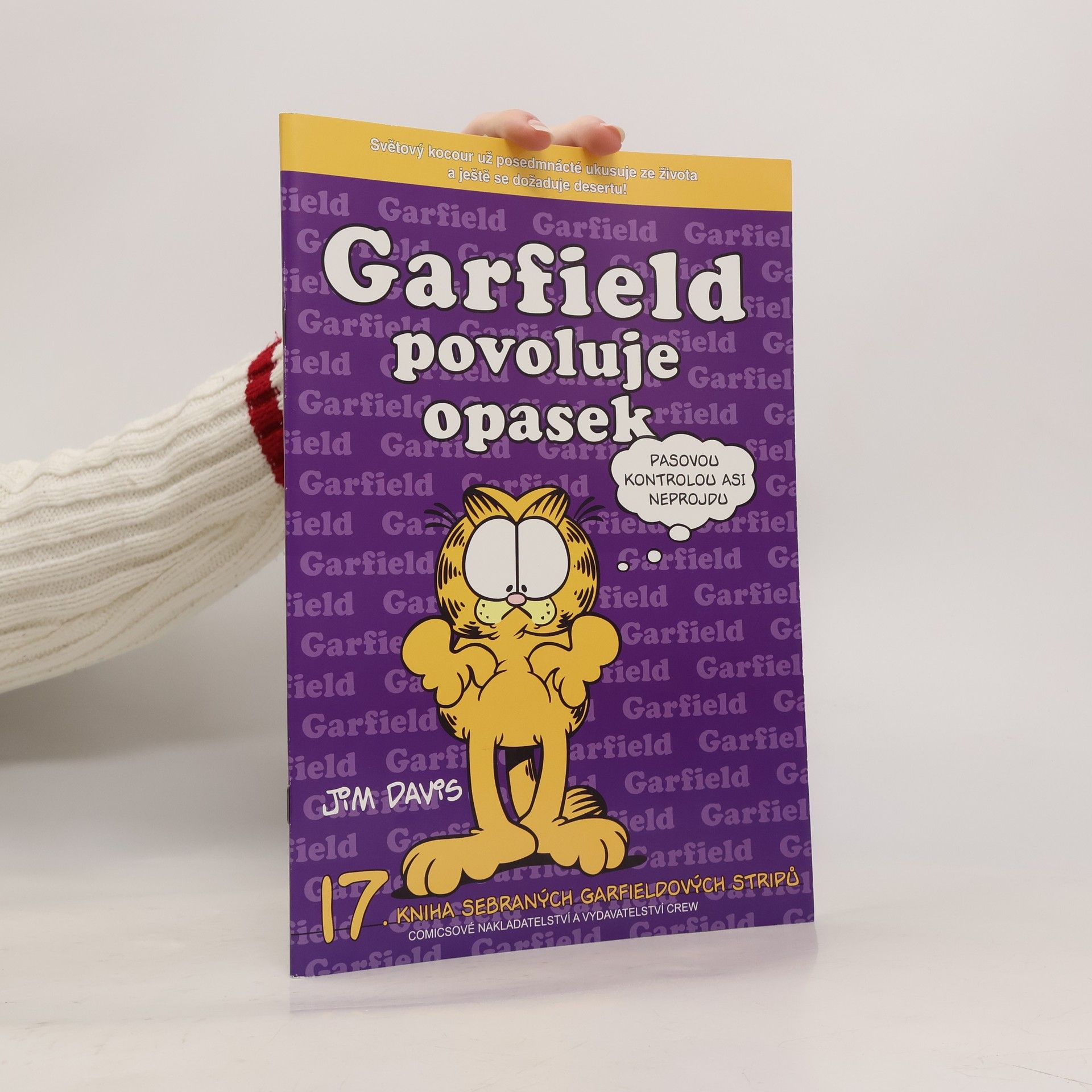 Jim Davis Garfield povoluje opasek