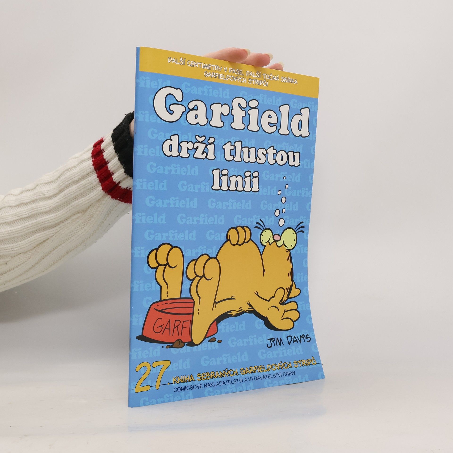 Jim Davis Garfield drží tlustou linii