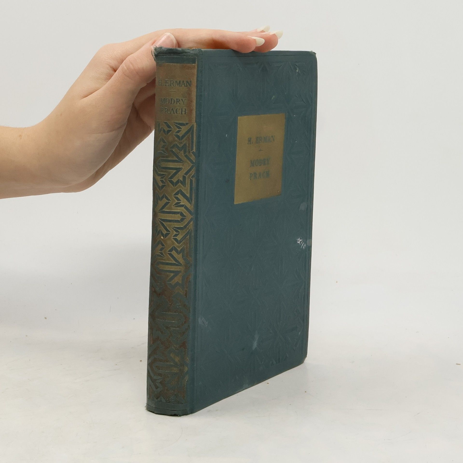 H. Erman Modrý prach : Detektivní román