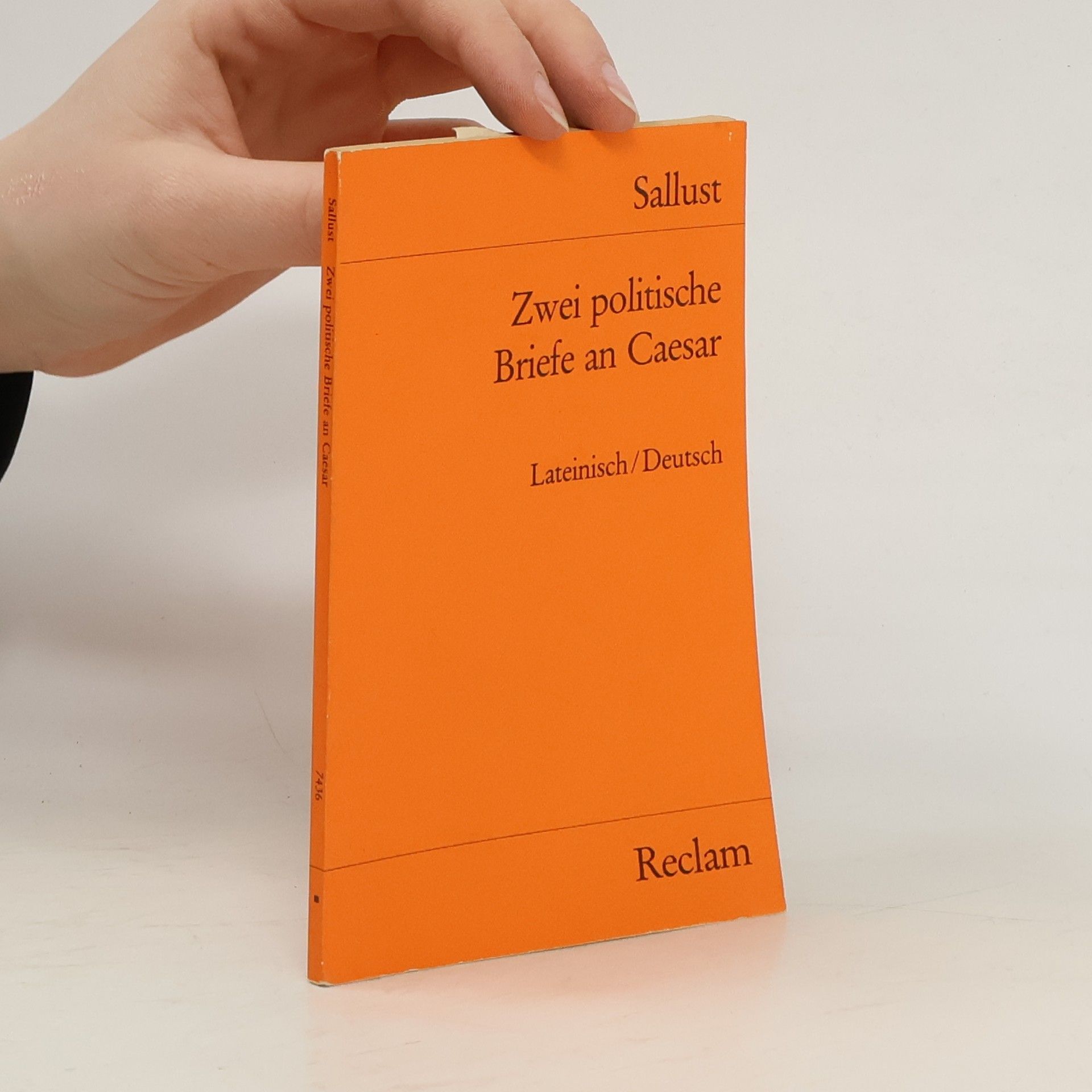 Gaius Sallustius Crispus Zwei politische Briefe an Caesar