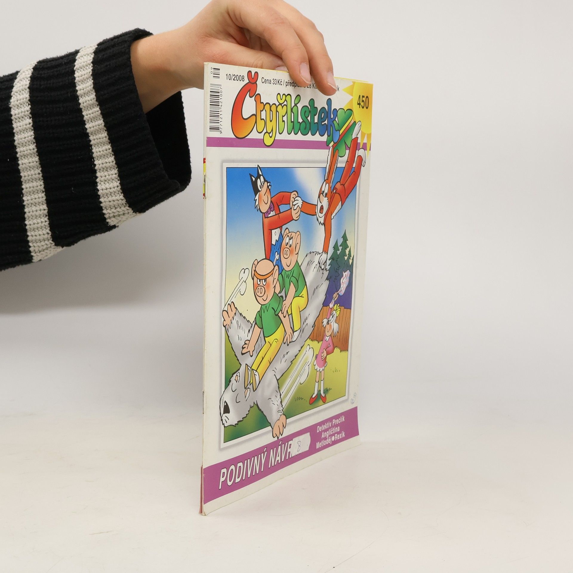 Kolektiv autorů Čtyřlístek č. 450 (10/2008). Podivný návrat