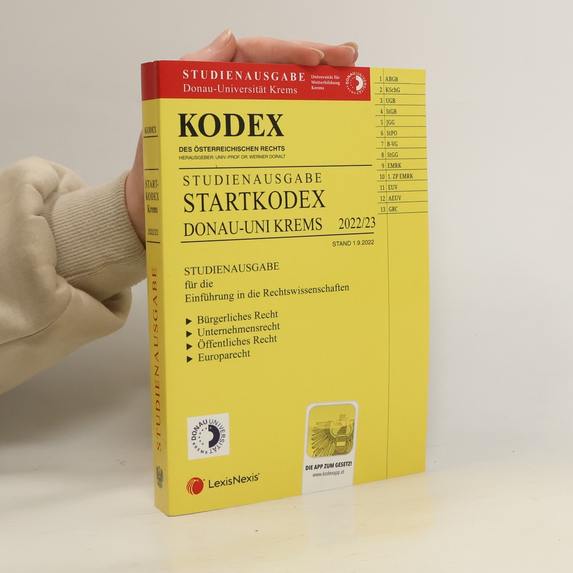 Werner Doralt KODEX Startkodex Krems 2022/23 - inkl. App