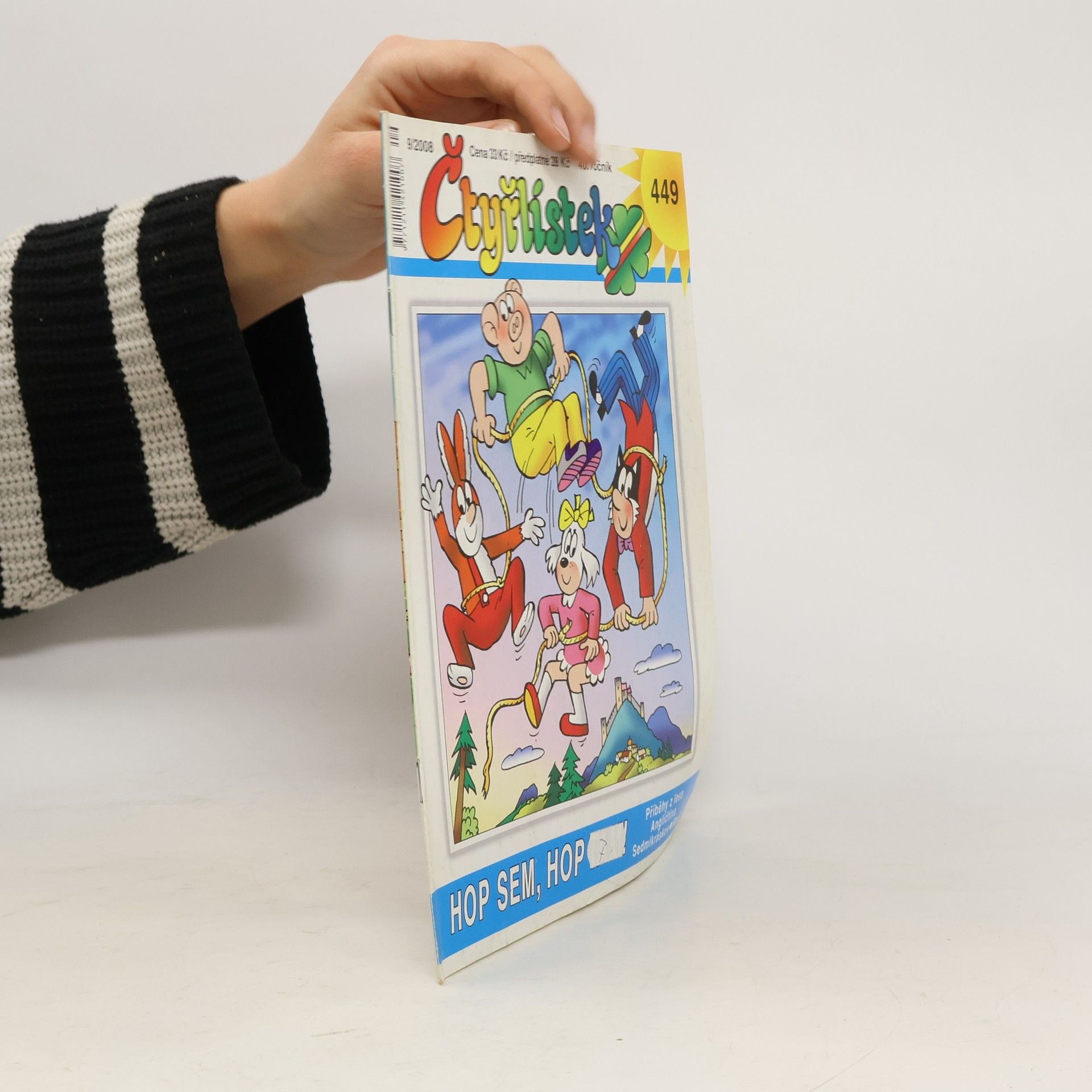 Kolektiv autorů Čtyřlístek 449. Hop sem, hop tam!