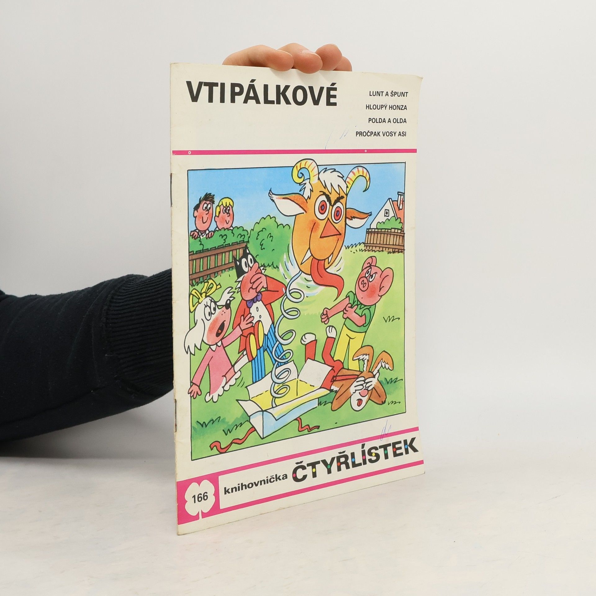 Jaroslav Němeček Čtyřlístek 166. Vtipálkové