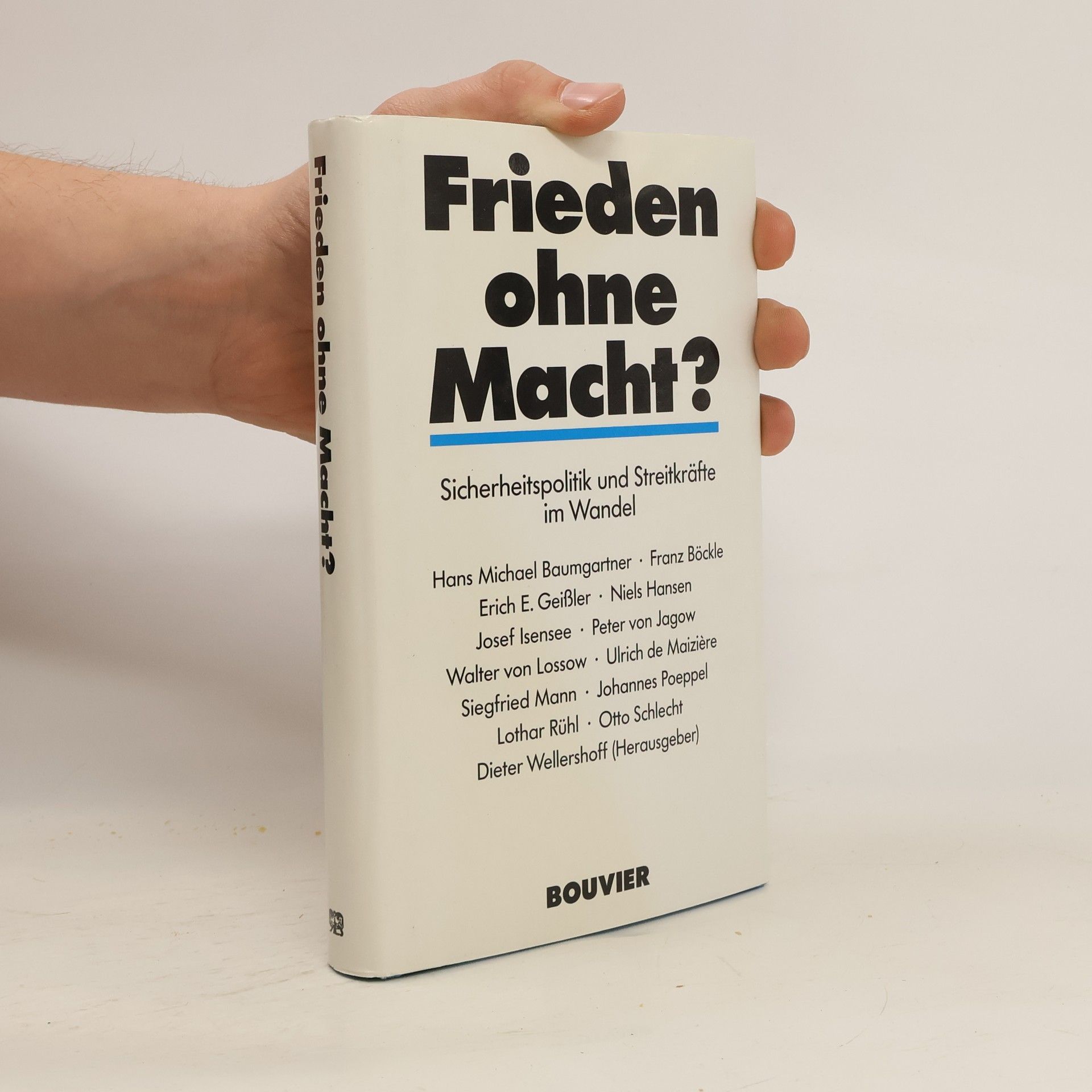 Hans Michael Baumgartner Frieden ohne Macht?