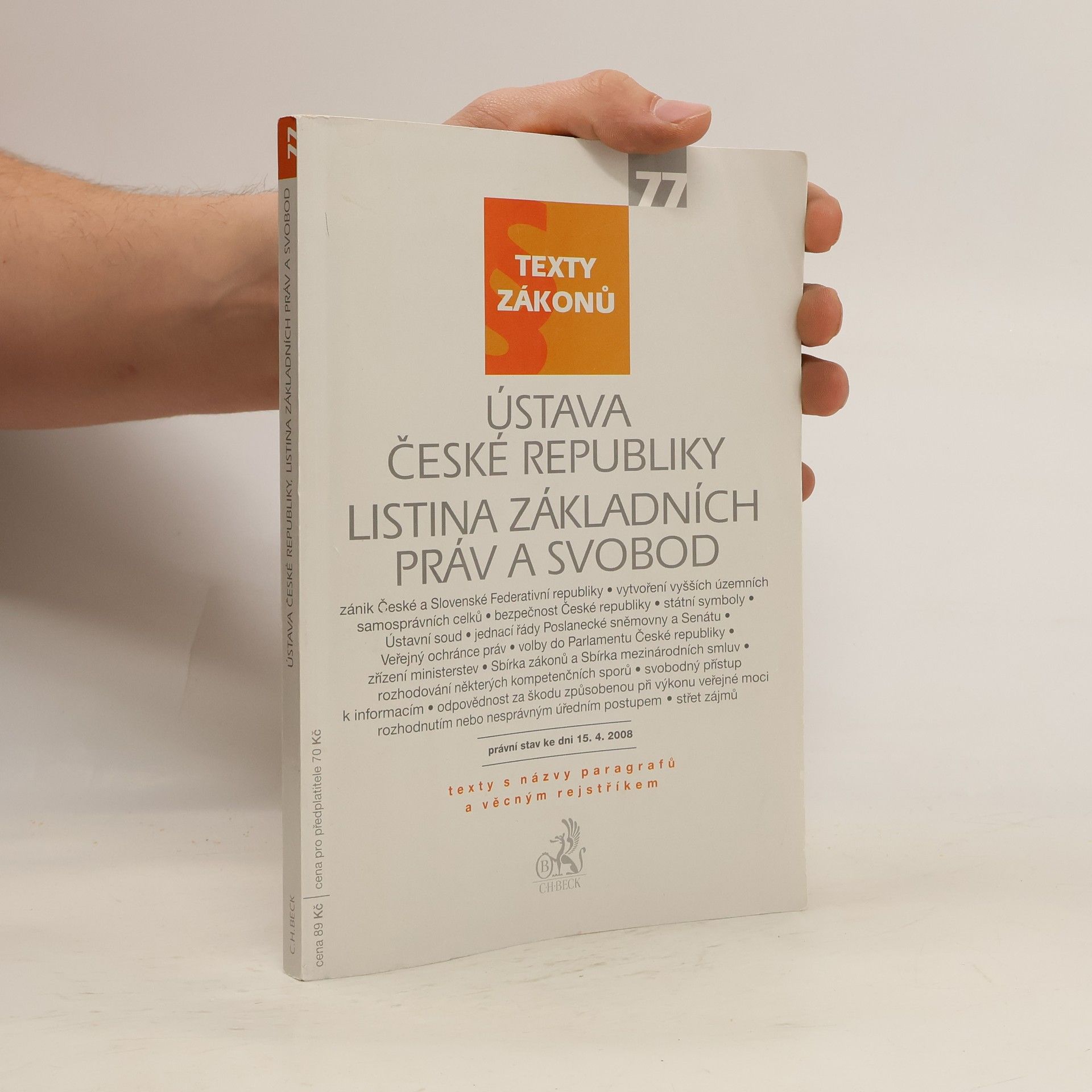 Kolektiv autorů Ústava České republiky, Listina základních práv a svobod