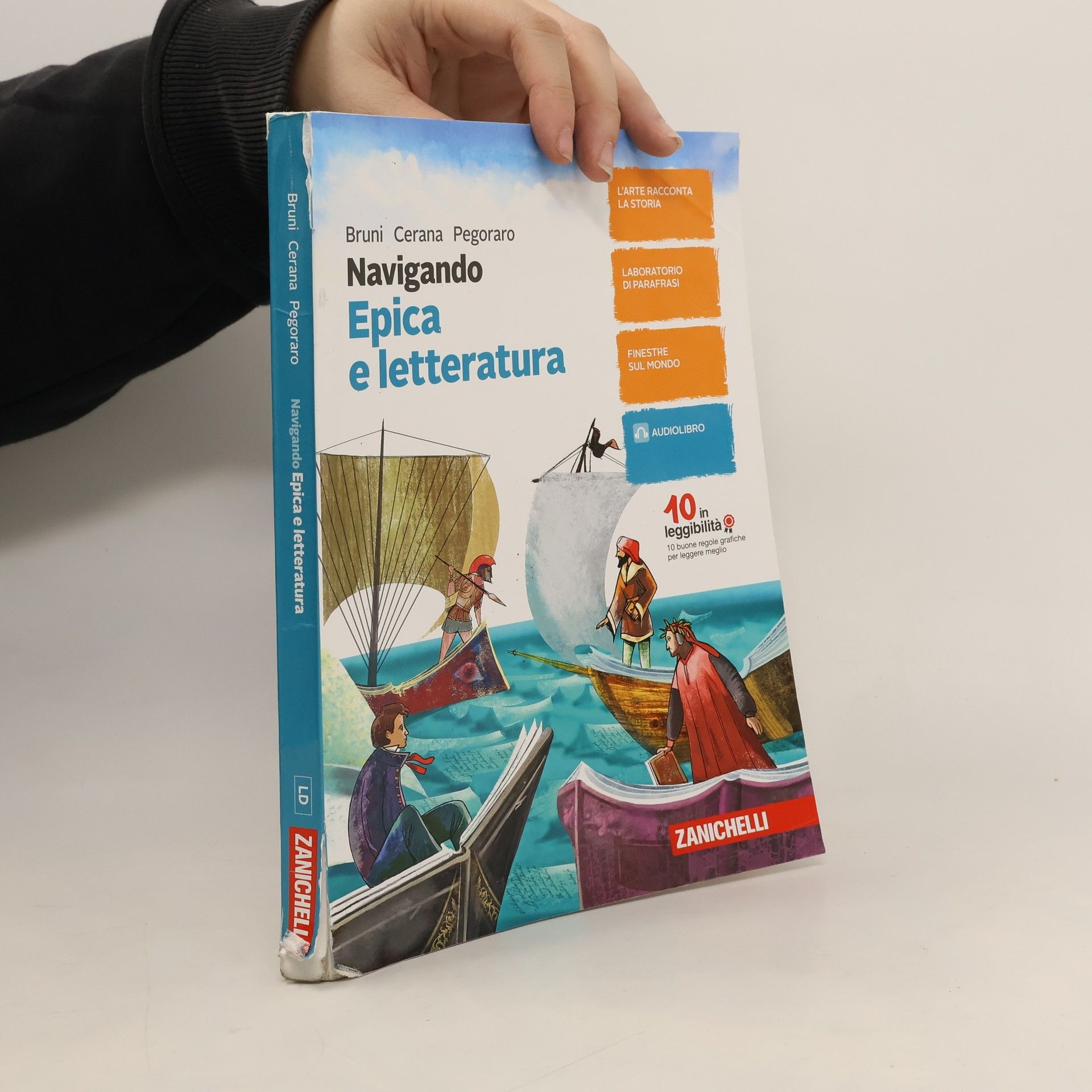 Valeria Bruni Navigando. Antologia di italiano. Con Epica e letteratura. Per la Scuola media