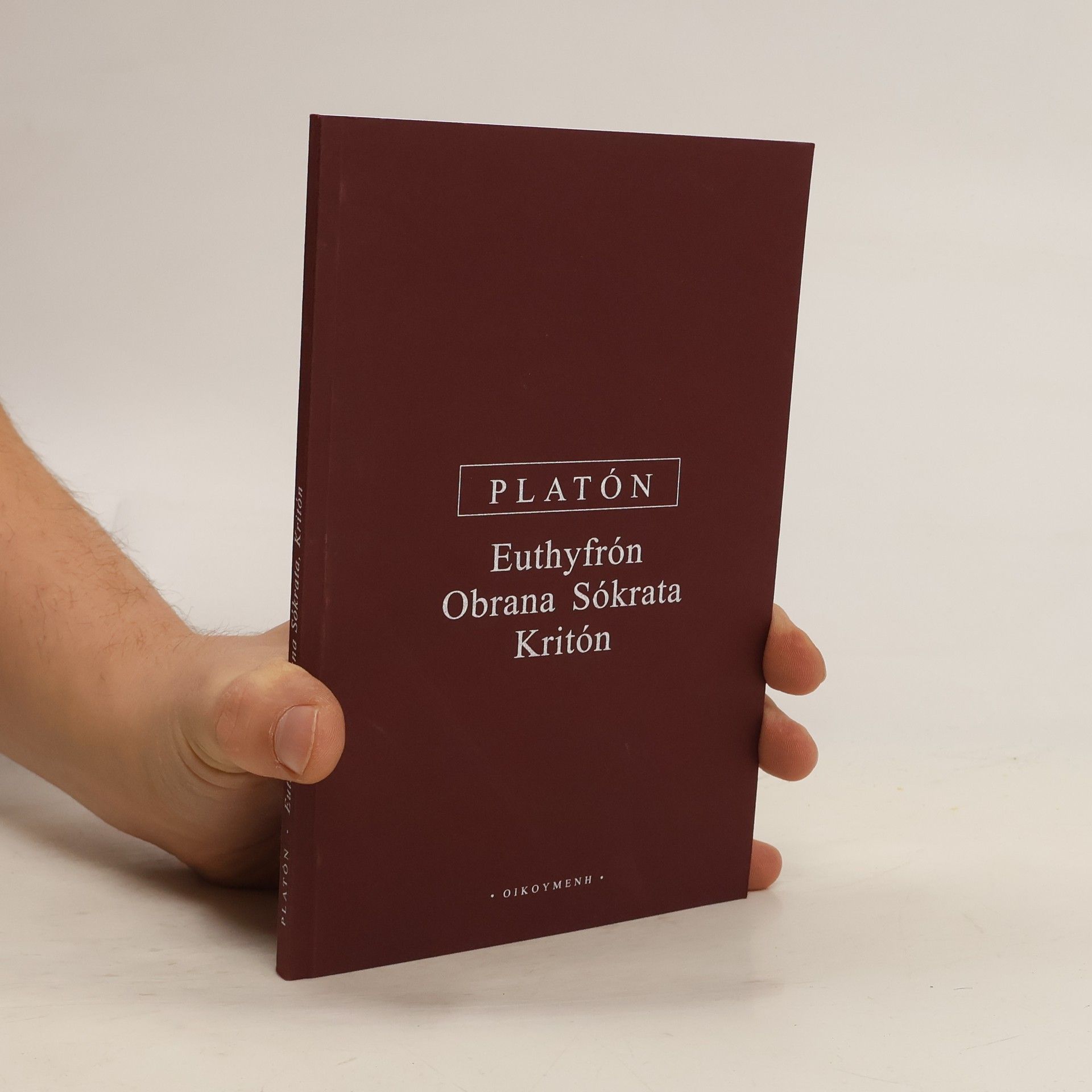 Platón Euthyfrón, Obrana Sókrata, Kritón