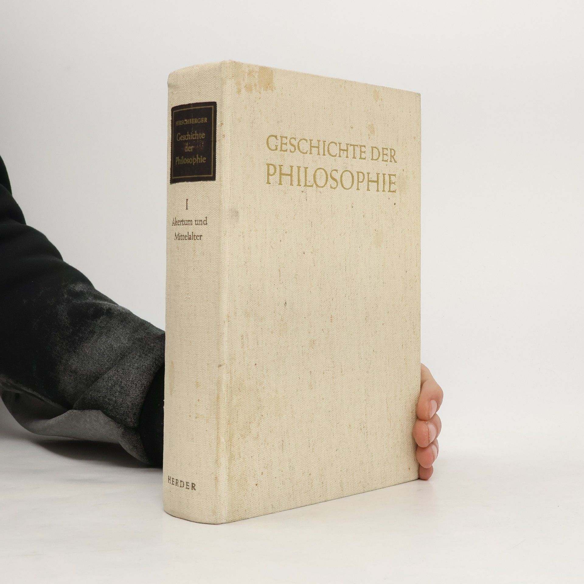 Geschichte der Philosophie I. band