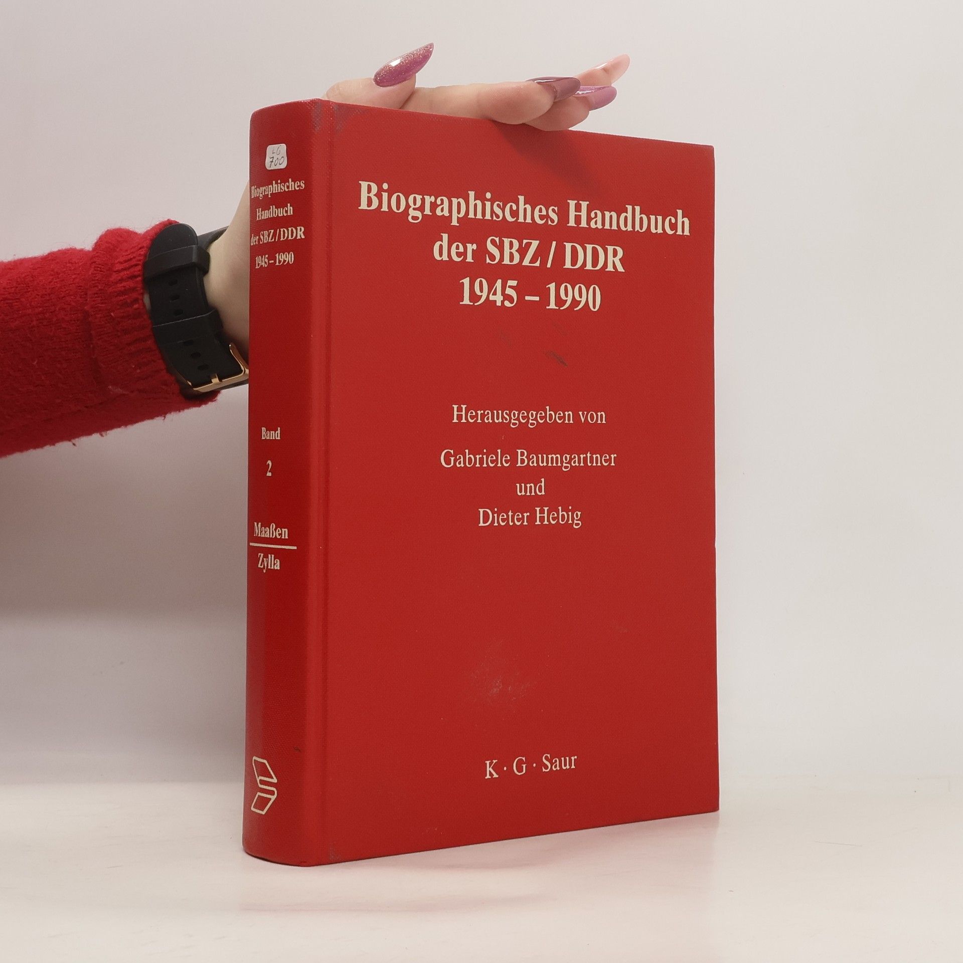 Gabriele Baumgartner Biographisches Handbuch der SBZ/DDR
