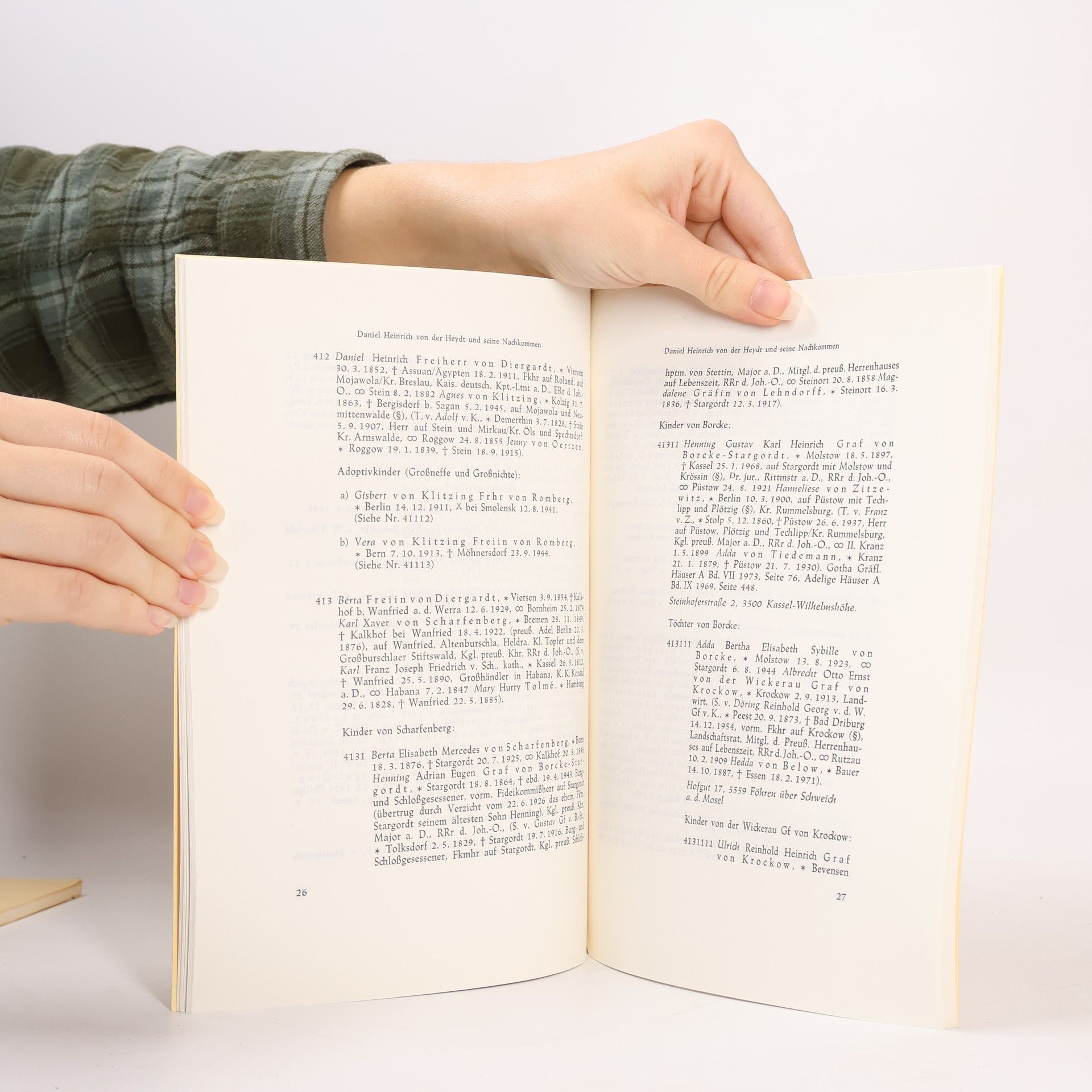 Autorenkollektiv Die Nachkommen des Daniel Heinrich von der Heydt I. Die Familien der Söhne