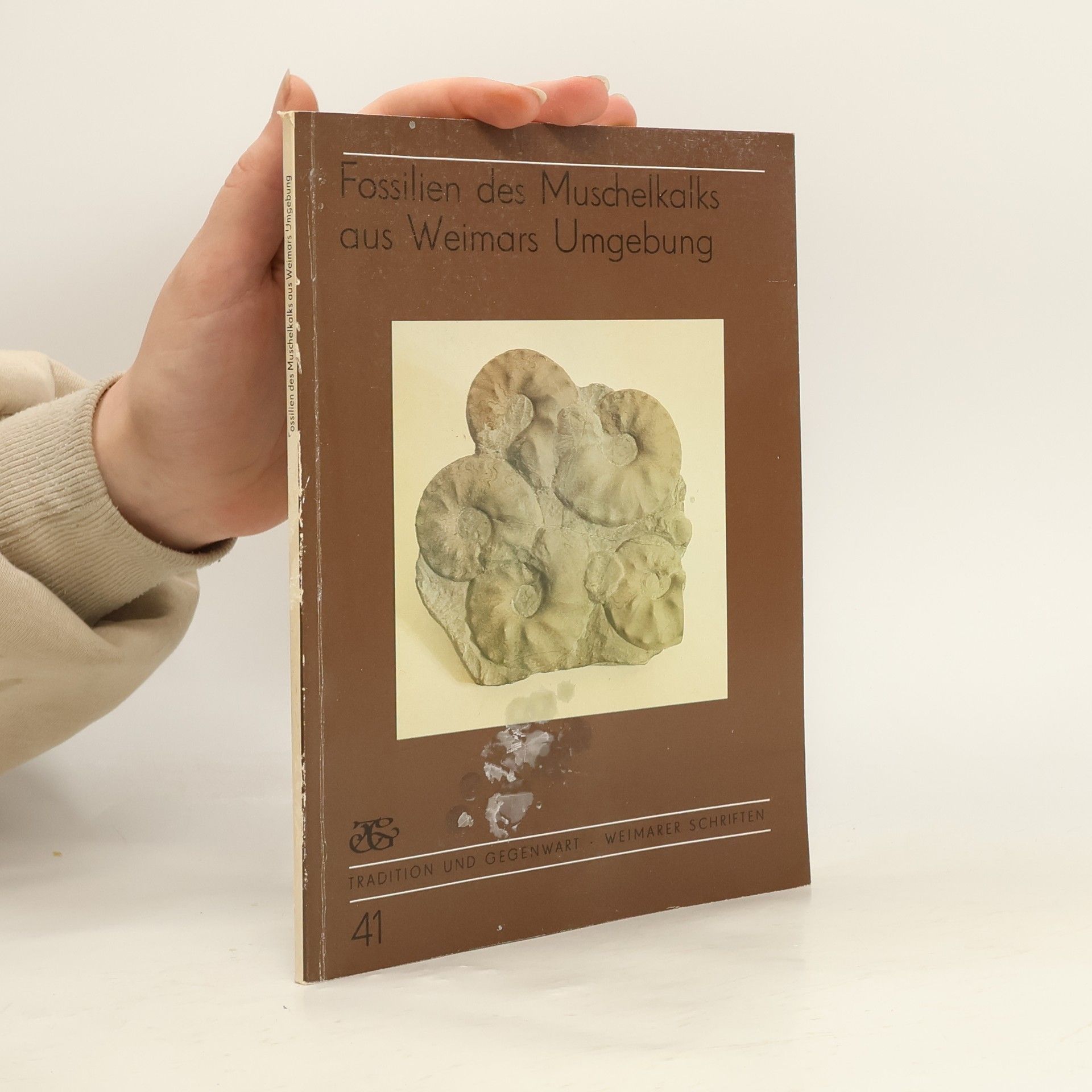 Peter Gensel Tradition und Gegenwart - Weimarer Schriften - 41: Fossilien des Muschelkalks aus Weimars Umgebung