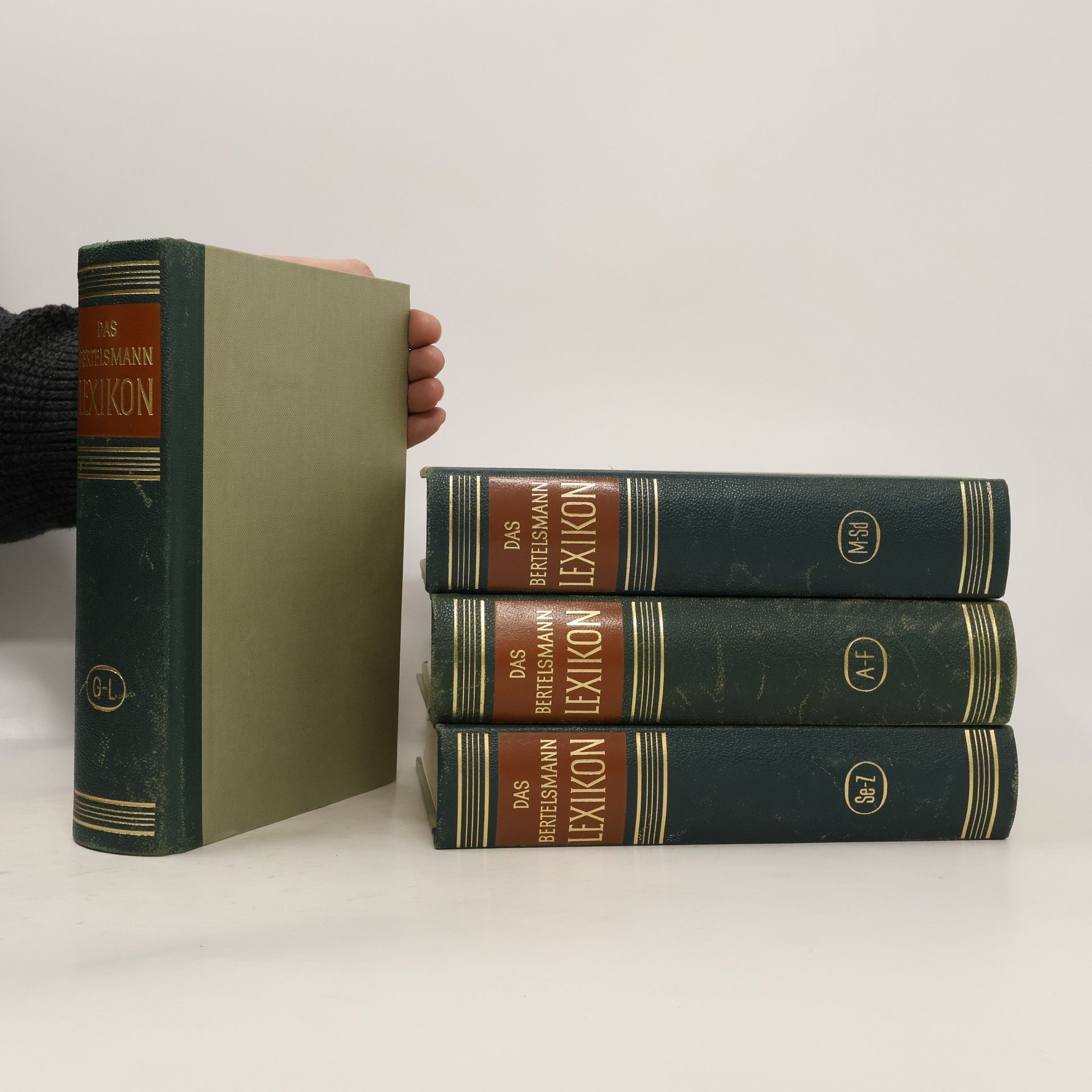 Auteurscollectief Das Bertelsmann Lexikon in 4 Bänden. A-F, G-L, M-Sd, Se-Z