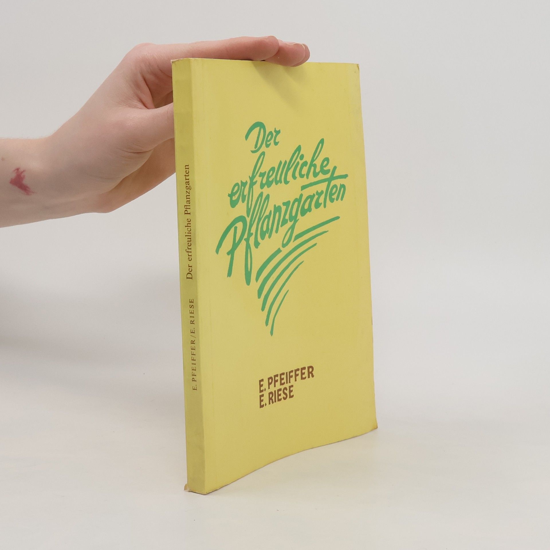 Ehrenfried Pfeiffer Der erfreuliche Pflanzgarten