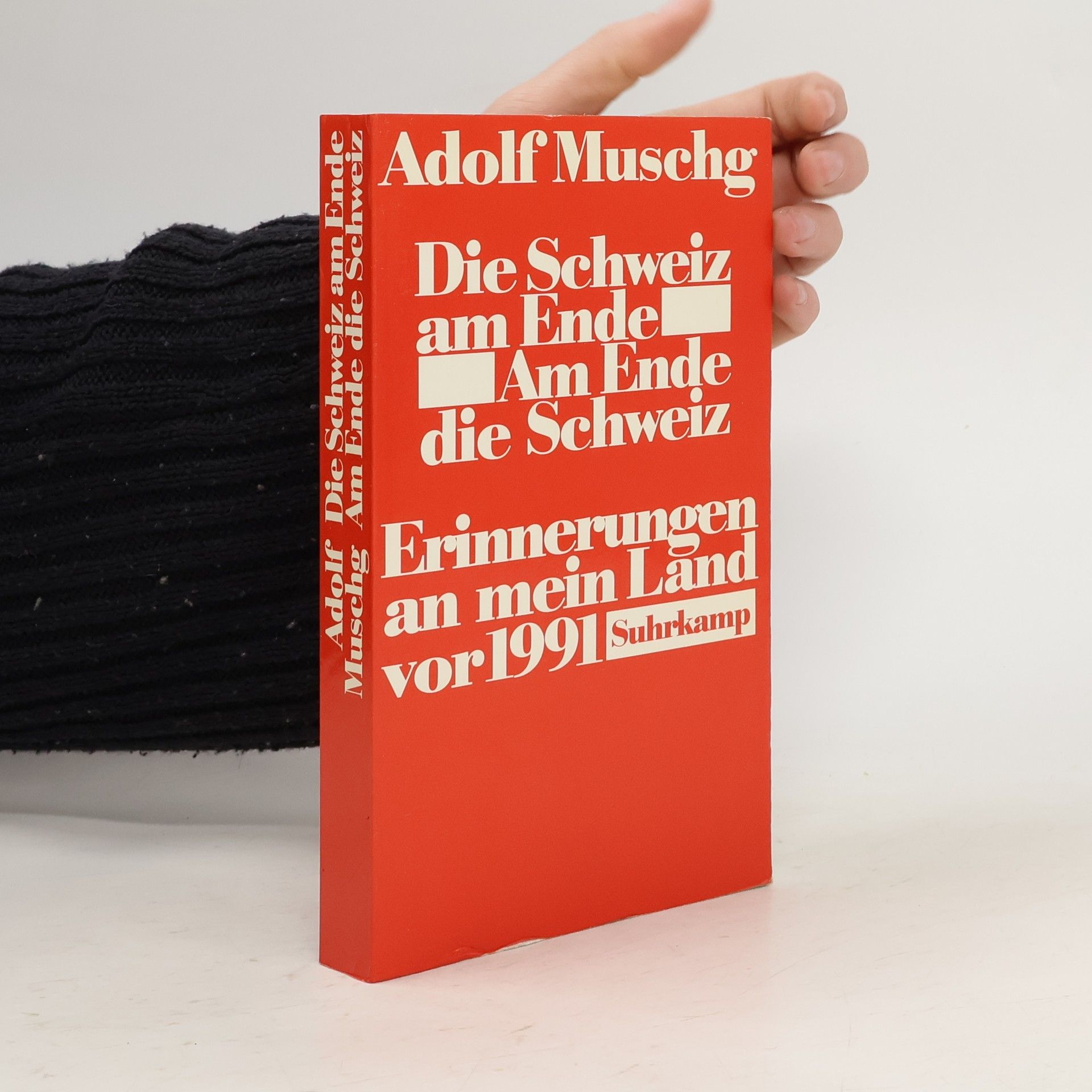 Adolf Muschg Die Schweiz am Ende, am Ende die Schweiz