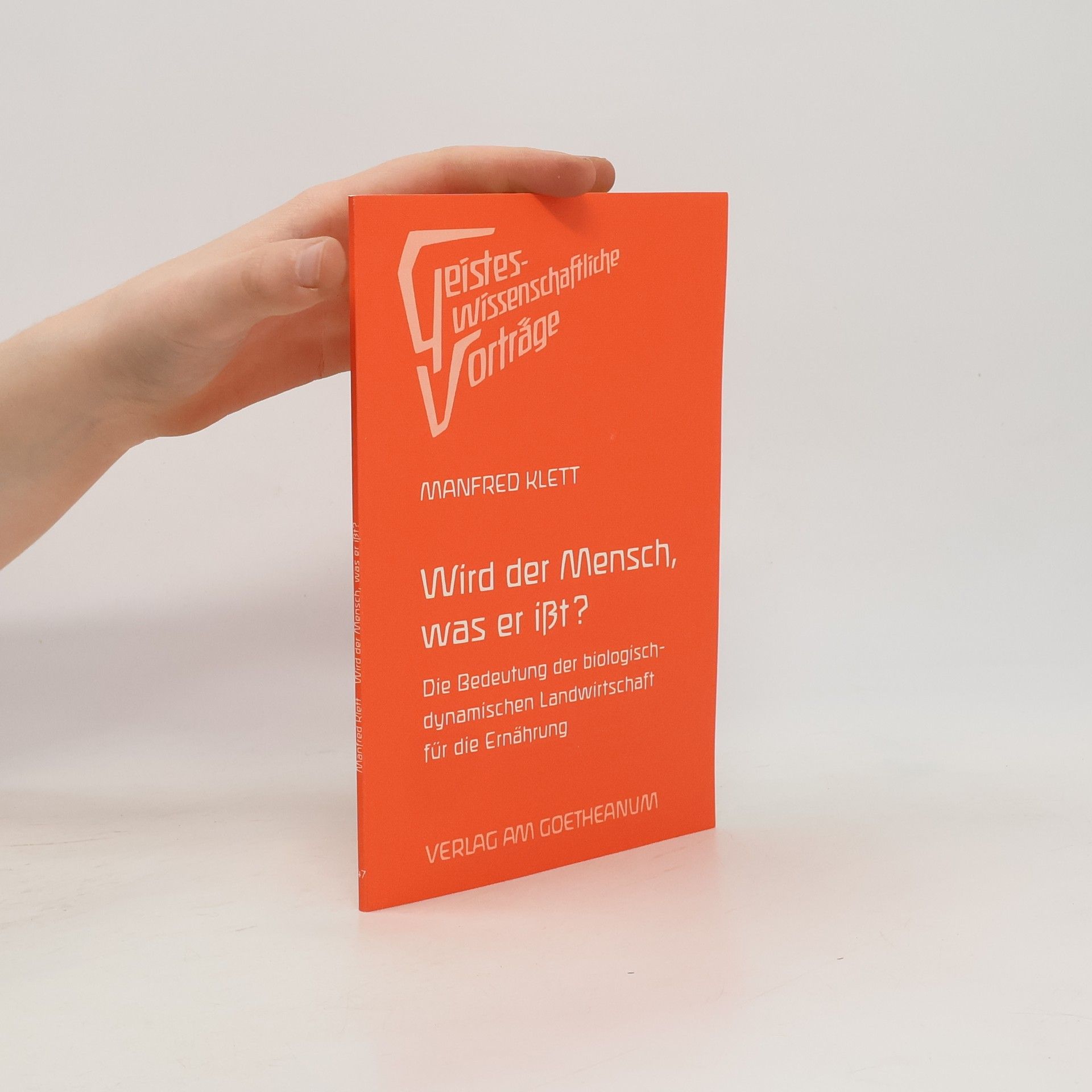 Wird der Mensch, was er ißt?