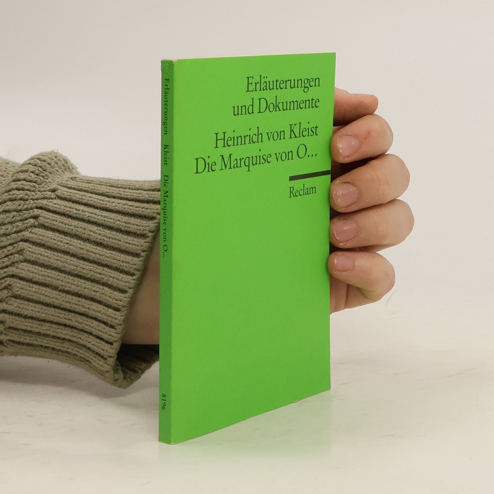 Heinrich von Kleist, Die Marquise von O ...